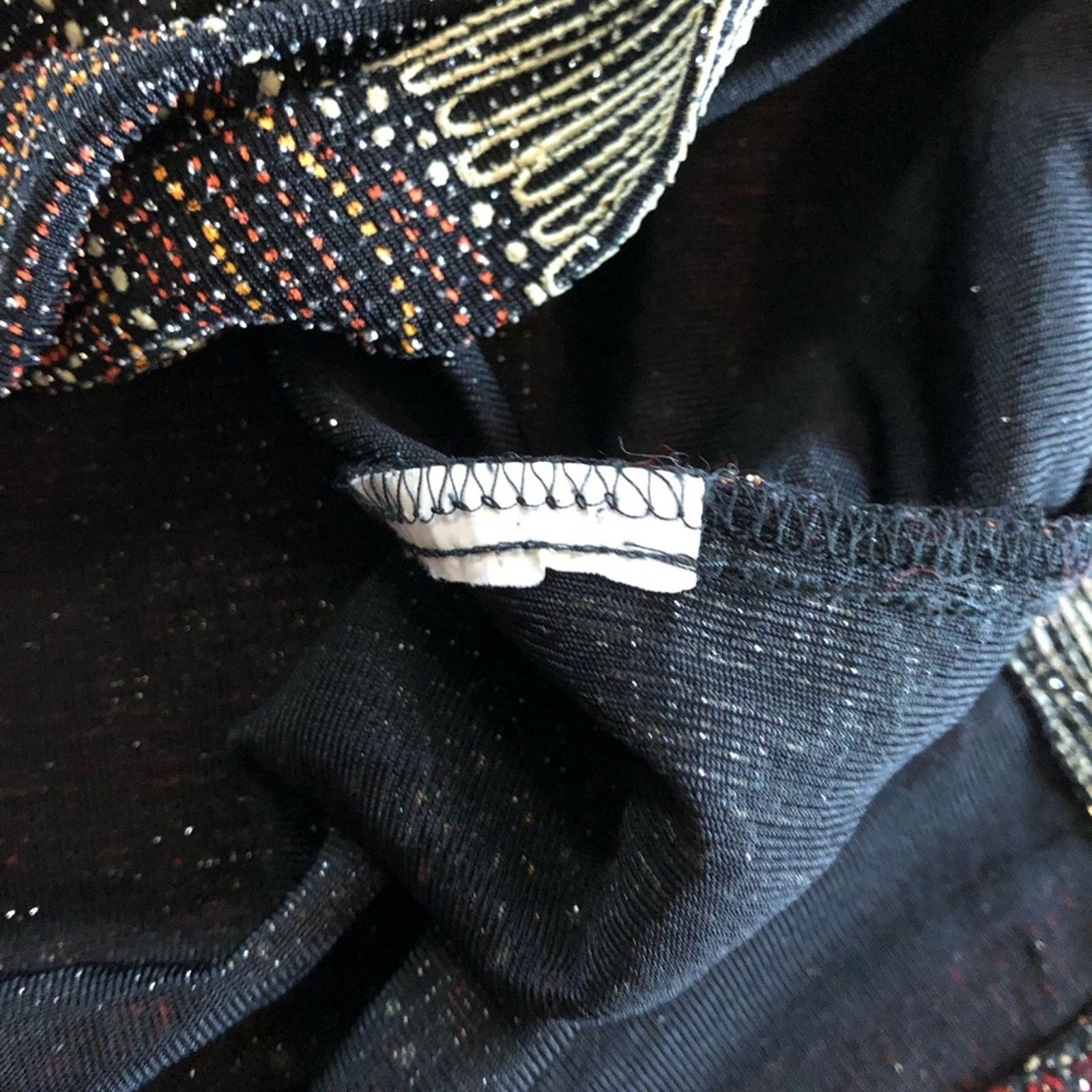 Other Hermann Lange Black Beaded Blouse Womens 38 Small Size S / US 4 / IT 40 - 9 Thumbnail