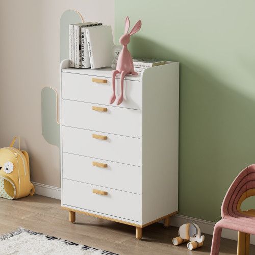 Designer × Homemade Modern Simple Style White Modern Six-Drawer Chest for Bedroo Size US L / EU 52-54 / 3 - 6 Thumbnail