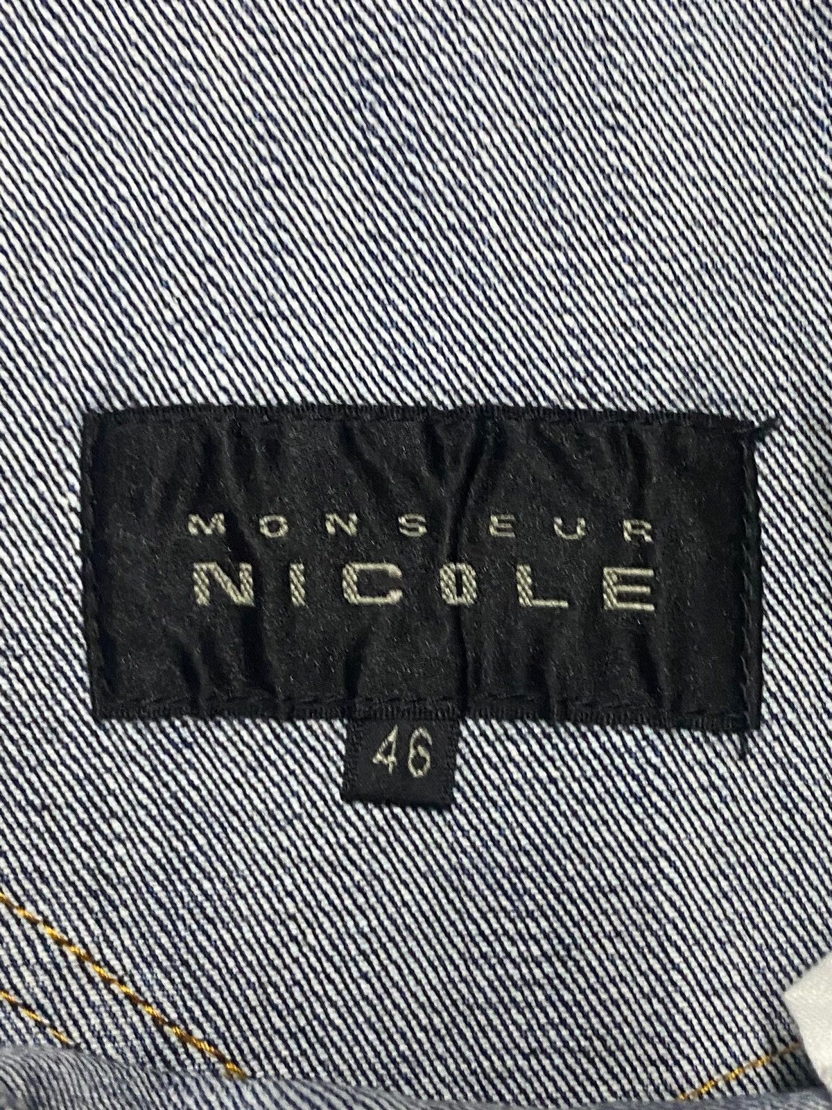 Japanese Brand Vintage Japanese Brand Monseur Nicole Distressed Jeans Size US 32 / EU 48 - 11 Thumbnail