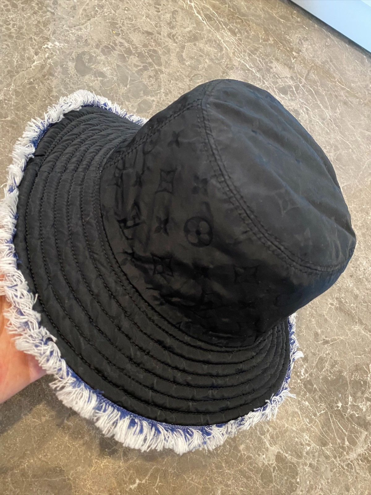 Louis Vuitton LV Denim Monogram Bucket Hat Size ONE SIZE - 9 Thumbnail