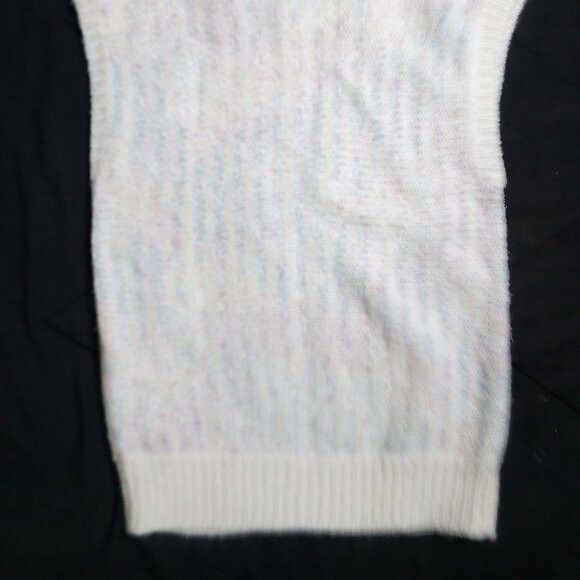 Vintage Vintage Joyce Knits Diamonds Stripes Pastel Sweater Vest Size S / US 4 / IT 40 - 7 Thumbnail