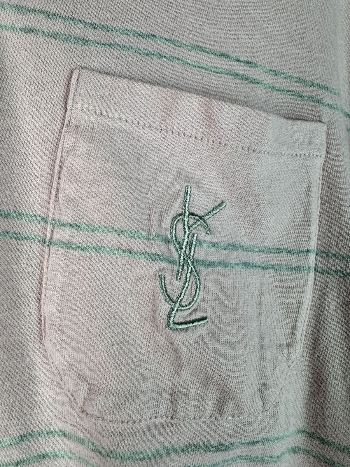 Yves Saint Laurent YSL Yves Saint Laurent Polo Logo Vintage Size US XL / EU 56 / 4 - 4 Thumbnail