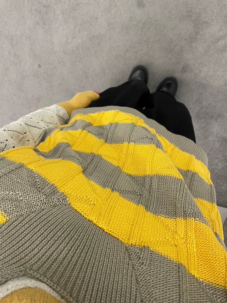 Kiko Kostadinov KIKO KOSTADINOVSS24 collection yellow stripe tank top 2504- Size US M / EU 48-50 / 2 - 7 Thumbnail