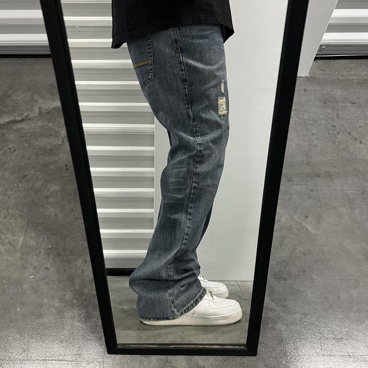 Shady Ltd × Vintage Vintage Y2K Baggy Shady ltd Y2K Medium Wash Denim Jeans Size US 34 / EU 50 - 2 Thumbnail