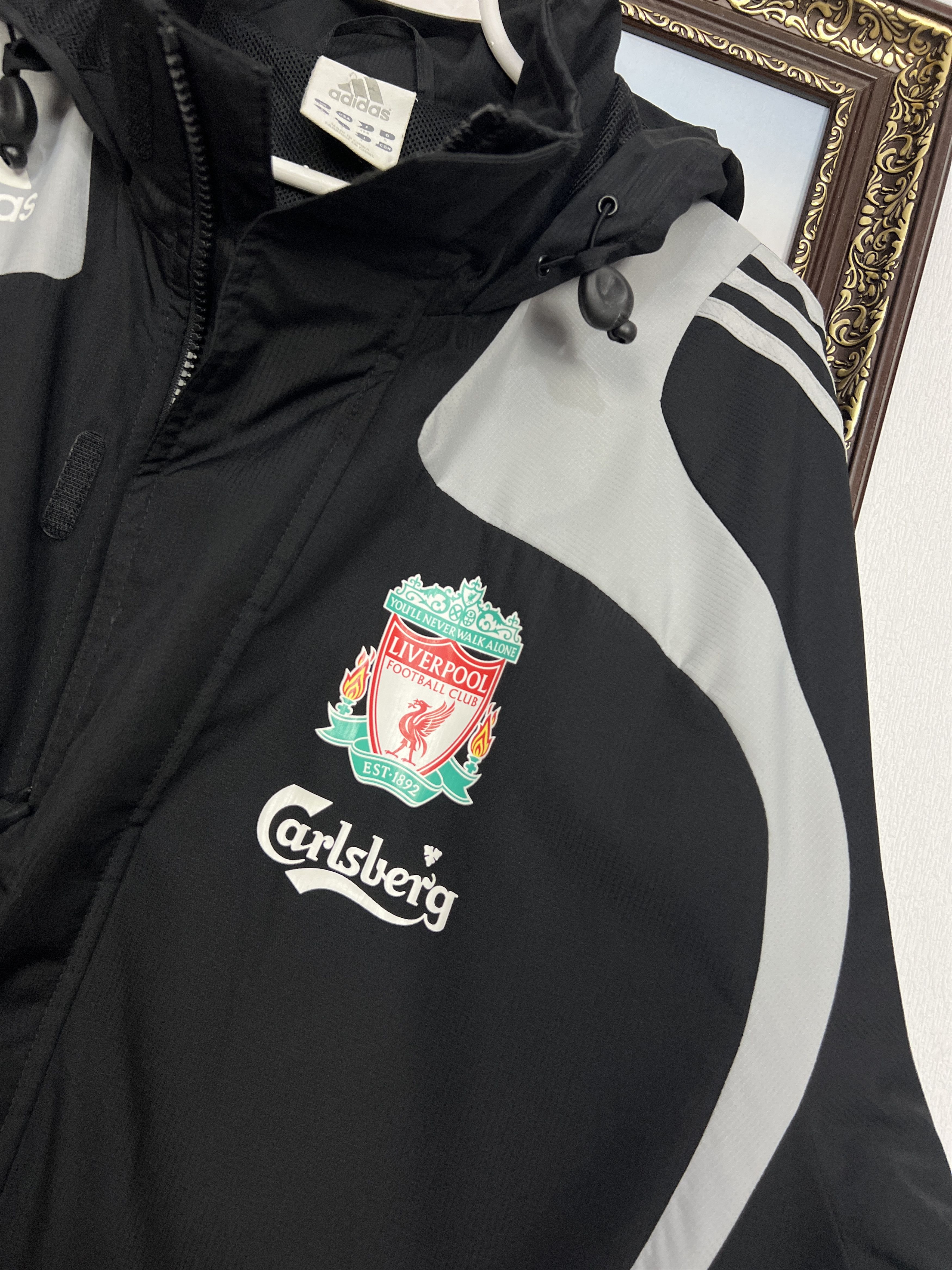 Adidas Vintage Liverpool Football Jacket Soccer Hooded Track Top Size US M / EU 48-50 / 2 - 3 Thumbnail
