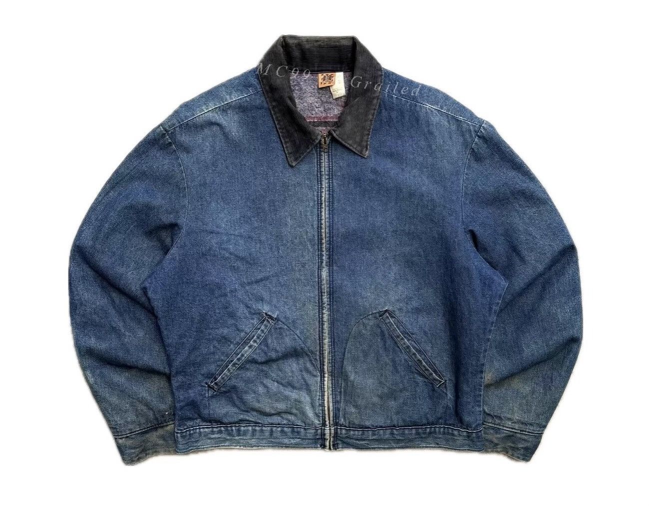 Vintage 70s Big Ben Wrangler Denim Work Jacket Size US M / EU 48-50 / 2 - 1 Thumbnail