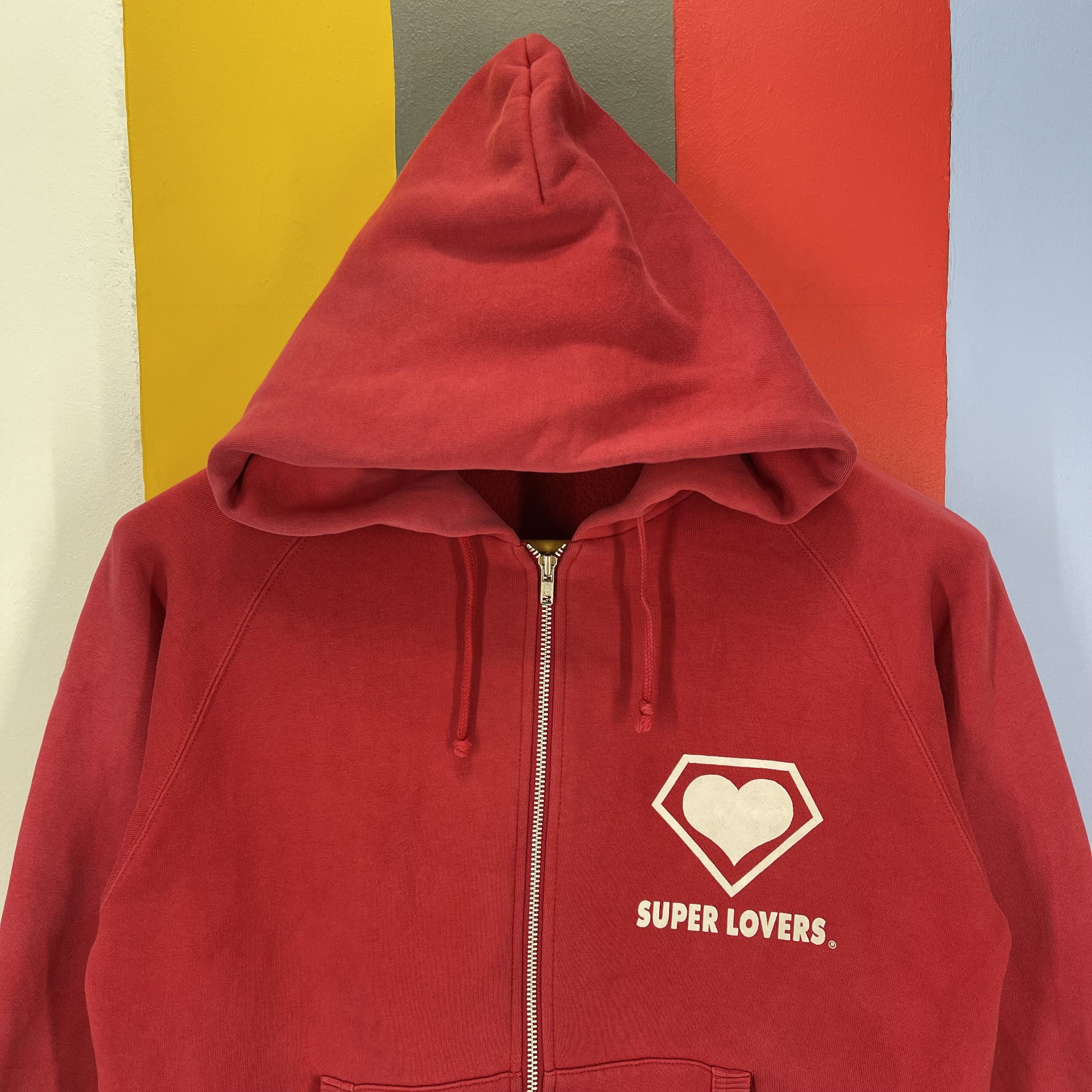 Super Lovers Vintage SUPER LOVERS UK JAPAN Zipper Hoodie #1283/AS Size US S / EU 44-46 / 1 - 5 Thumbnail
