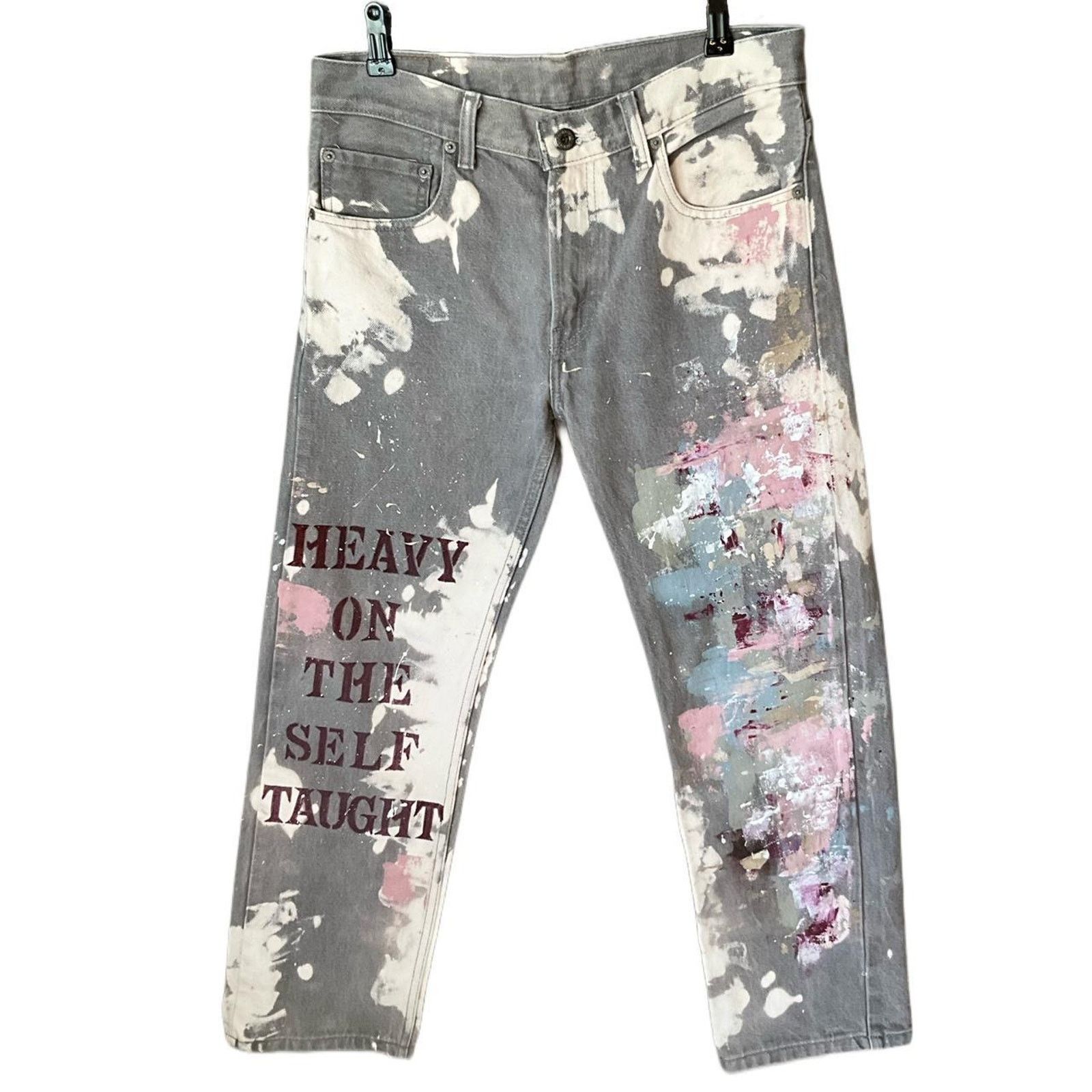 Levi's grunge punk reworked levi jeans Size US 29 - 2 Thumbnail