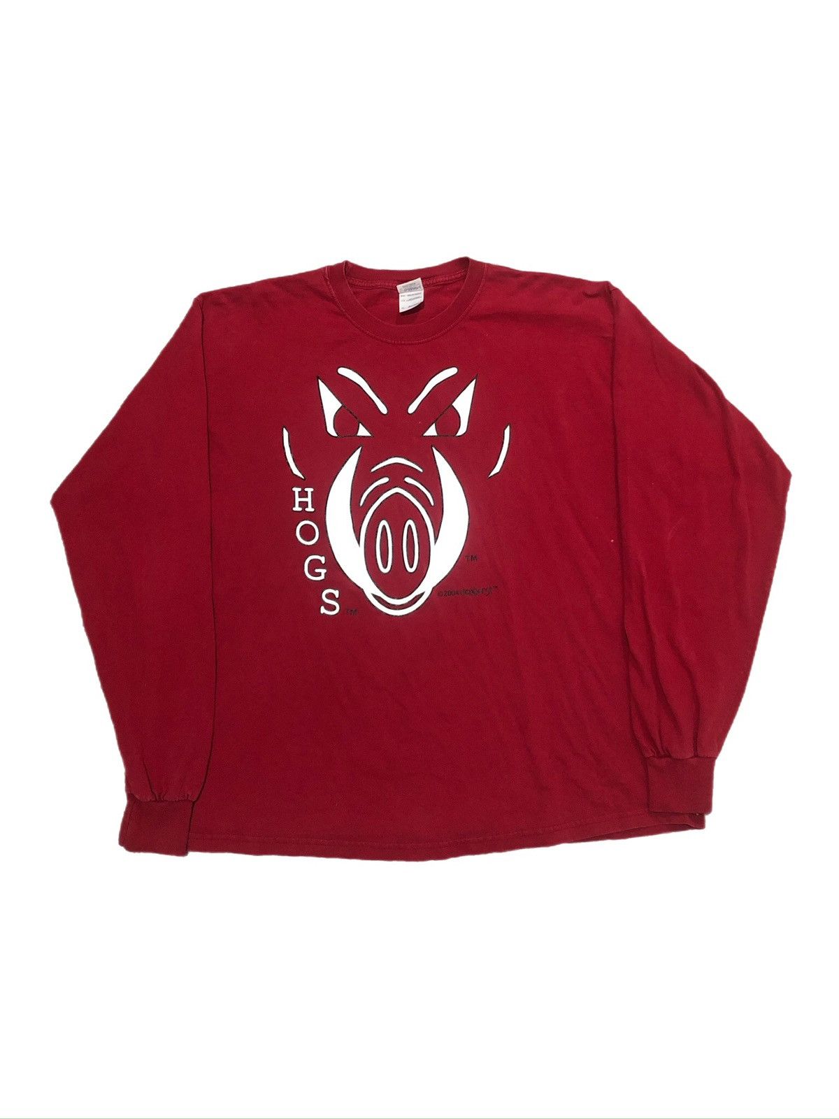 Vintage Vtg 2004 Arkansas Razorbacks Hog Face Tee Size US XL / EU 56 / 4 - 1 Thumbnail