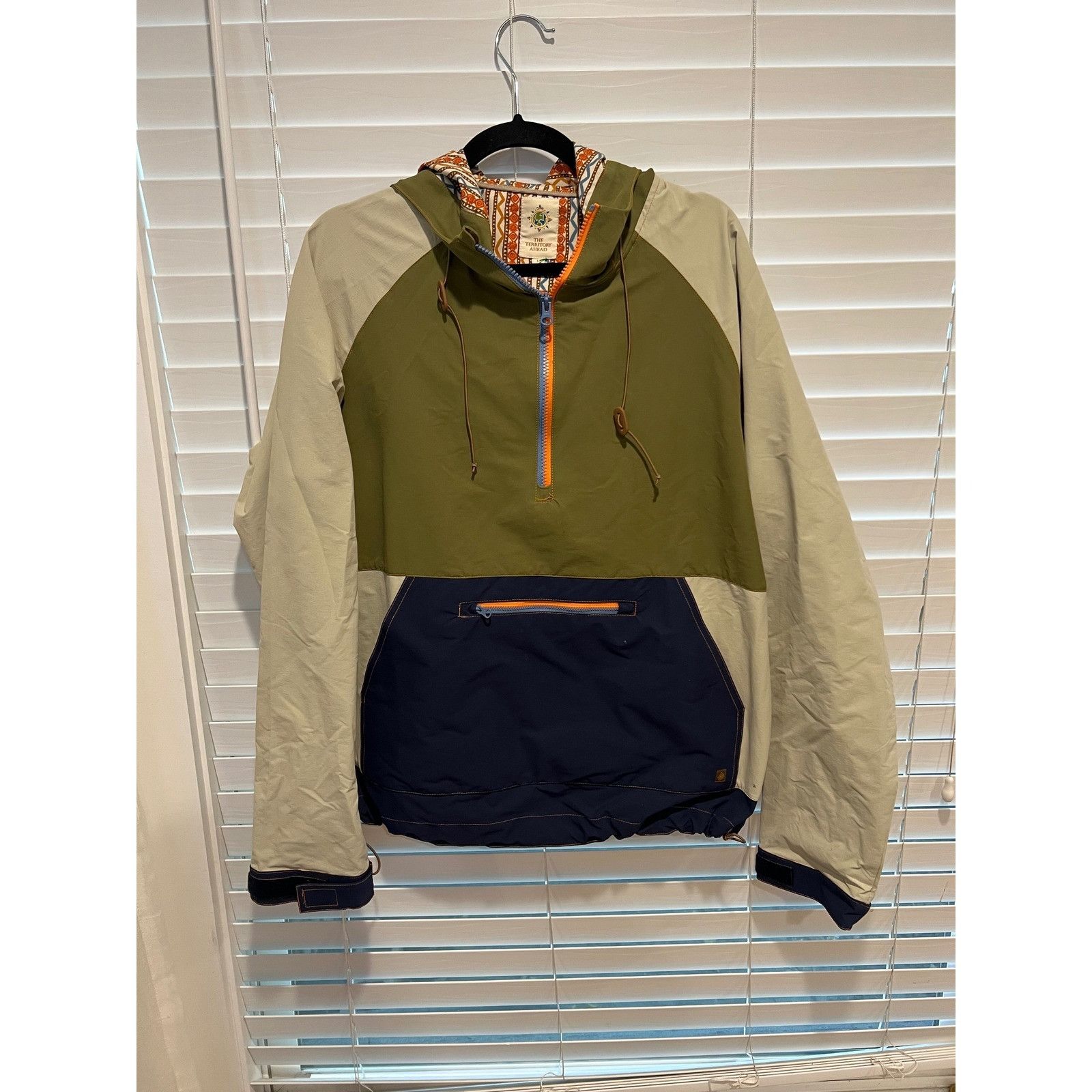The Territory Ahead The Territory Ahead Cowabunga Mens Pullover Anorak Jacket Si Size US L / EU 52-54 / 3 - 1 Thumbnail