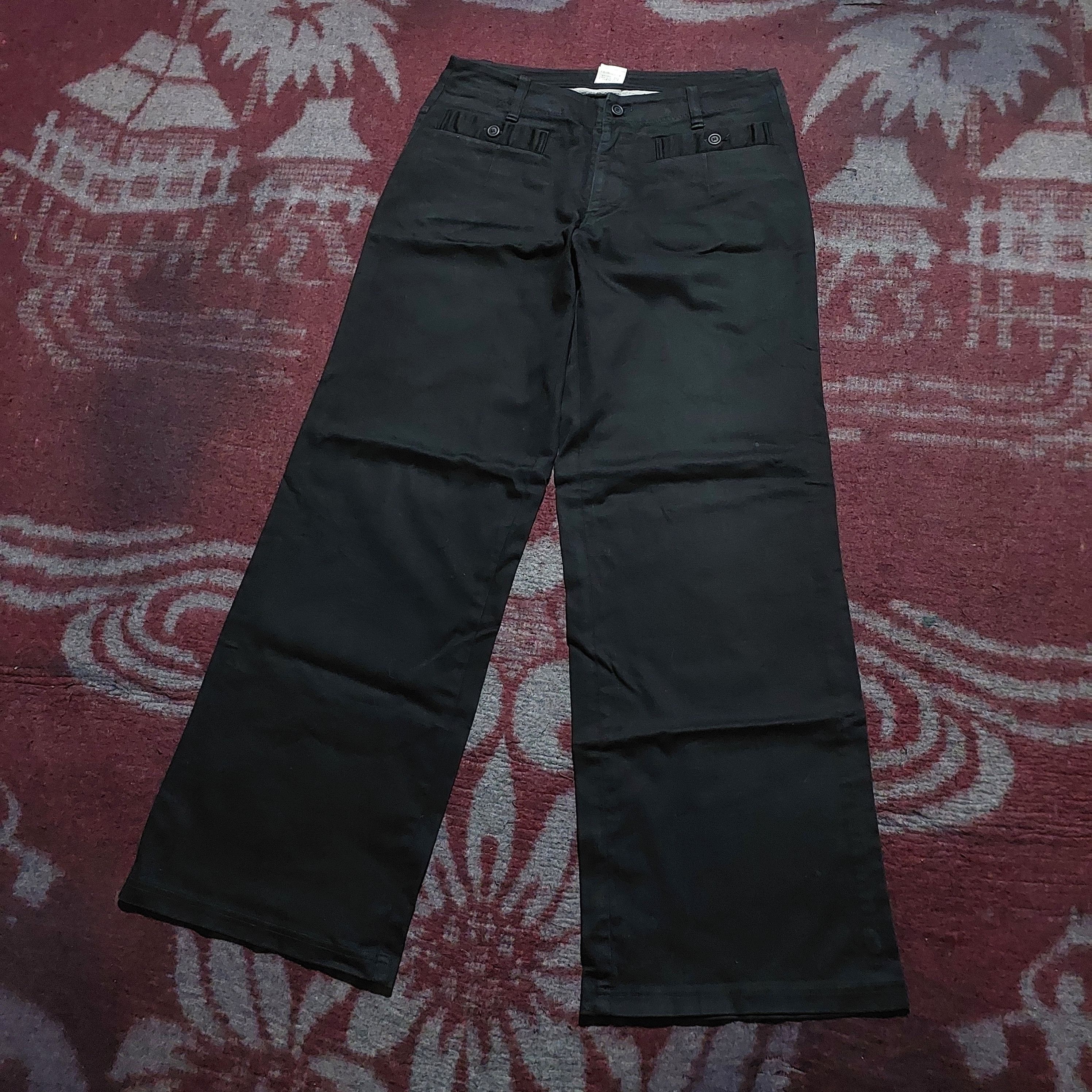 Issey Miyake Issey miyake Plantation black wide pants Size US 30 / EU 46 - 3 Thumbnail