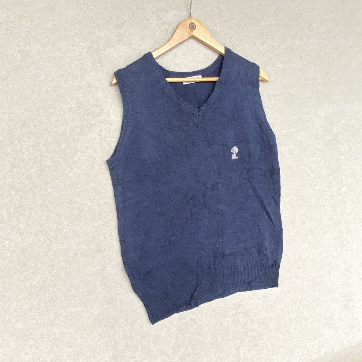 Other Vintage Peanuts Small Embroidered Vests Sweater Navy Blue Size S / US 4 / IT 40 - 3 Thumbnail