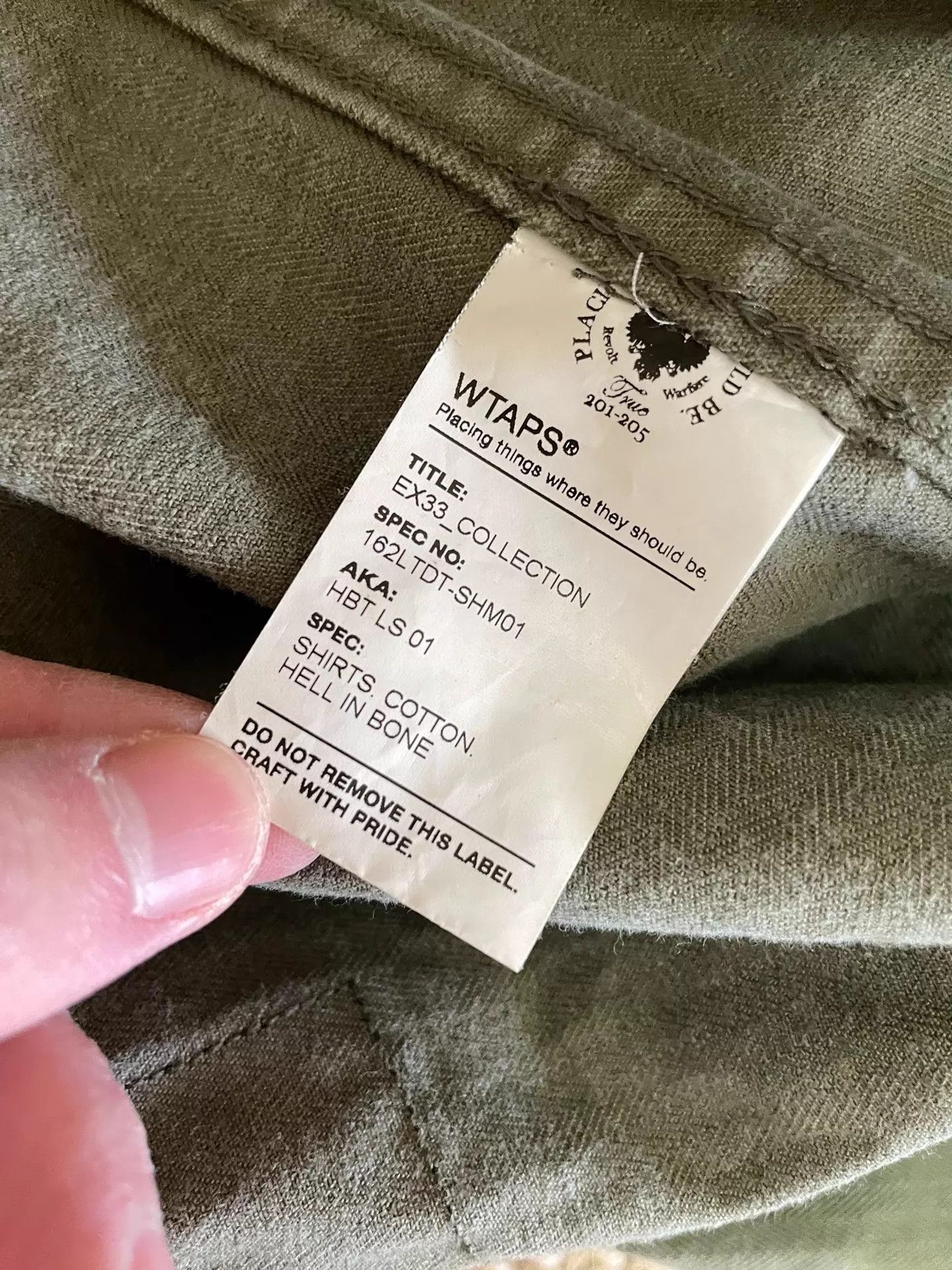 Wtaps WTAPS 16AW HBT Washed Herringbone Shirt Jacket S New Size US S / EU 44-46 / 1 - 8 Thumbnail