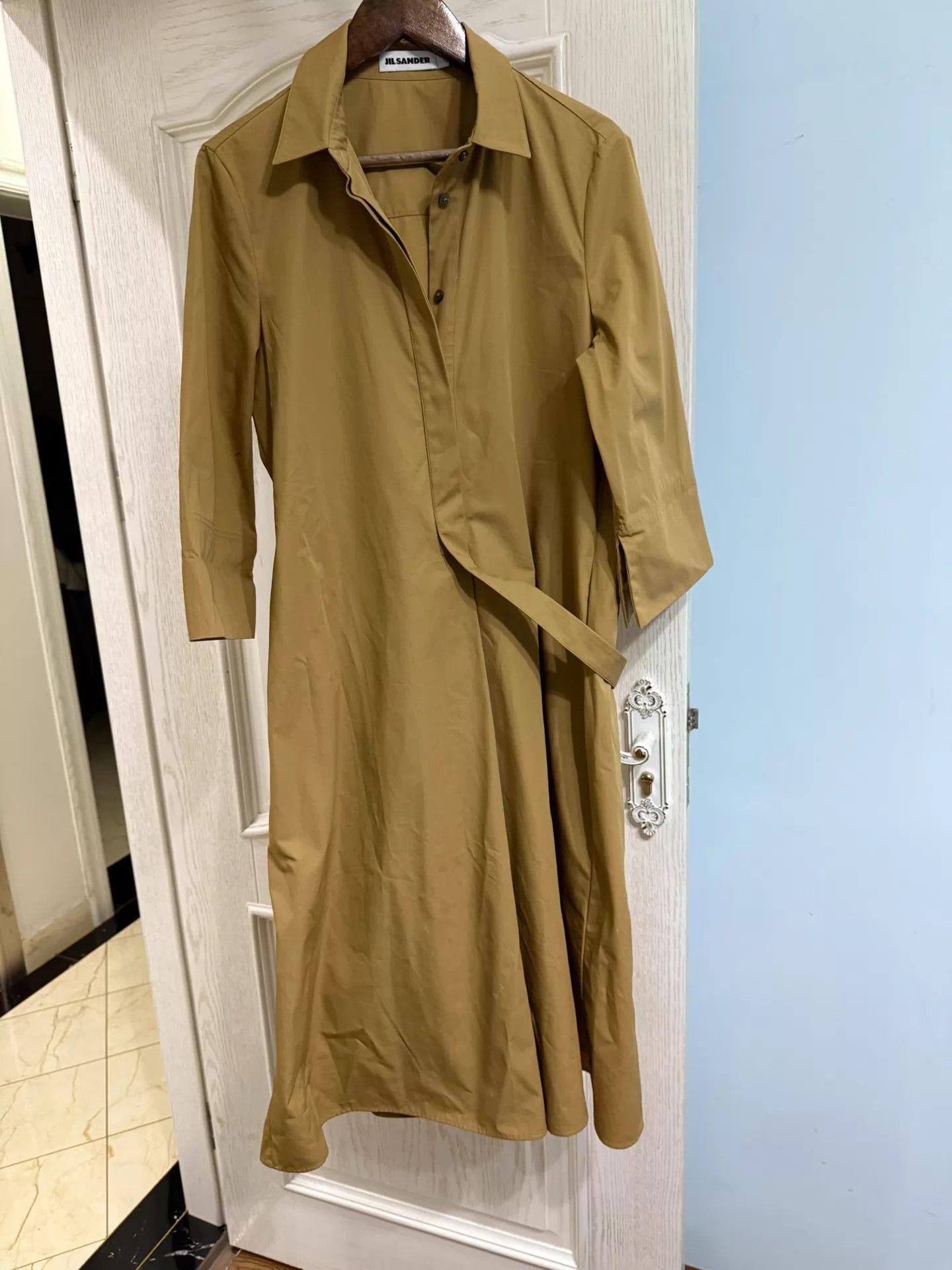 Jil Sander Jil Sander Shirt Dress - Flattering, White, 9/10, 2Worn Size XS / US 0-2 / IT 36-38 - 2 Thumbnail