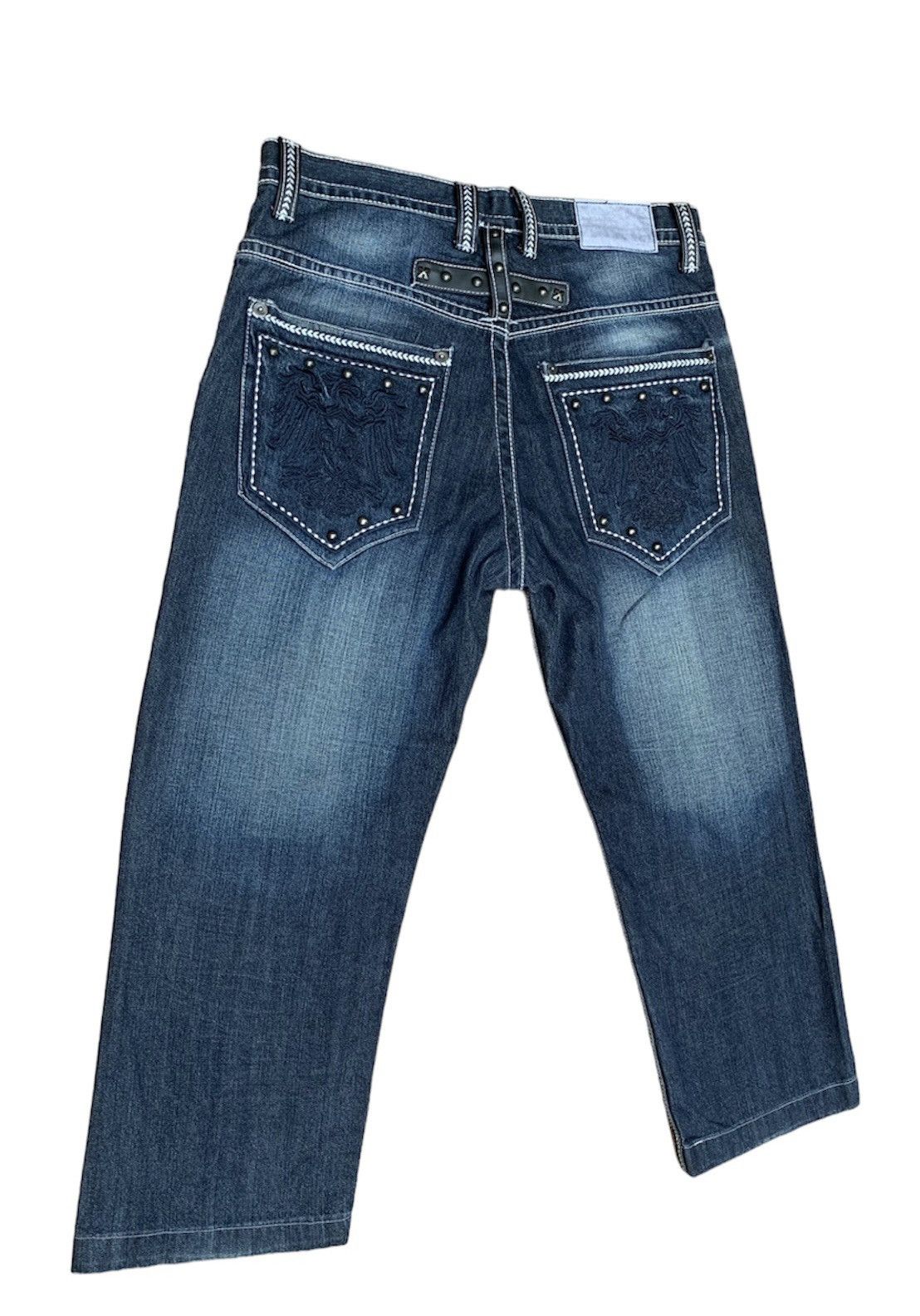 Other Black Carpet Baggy Denim Pants Size US 34 / EU 50 - 4 Thumbnail