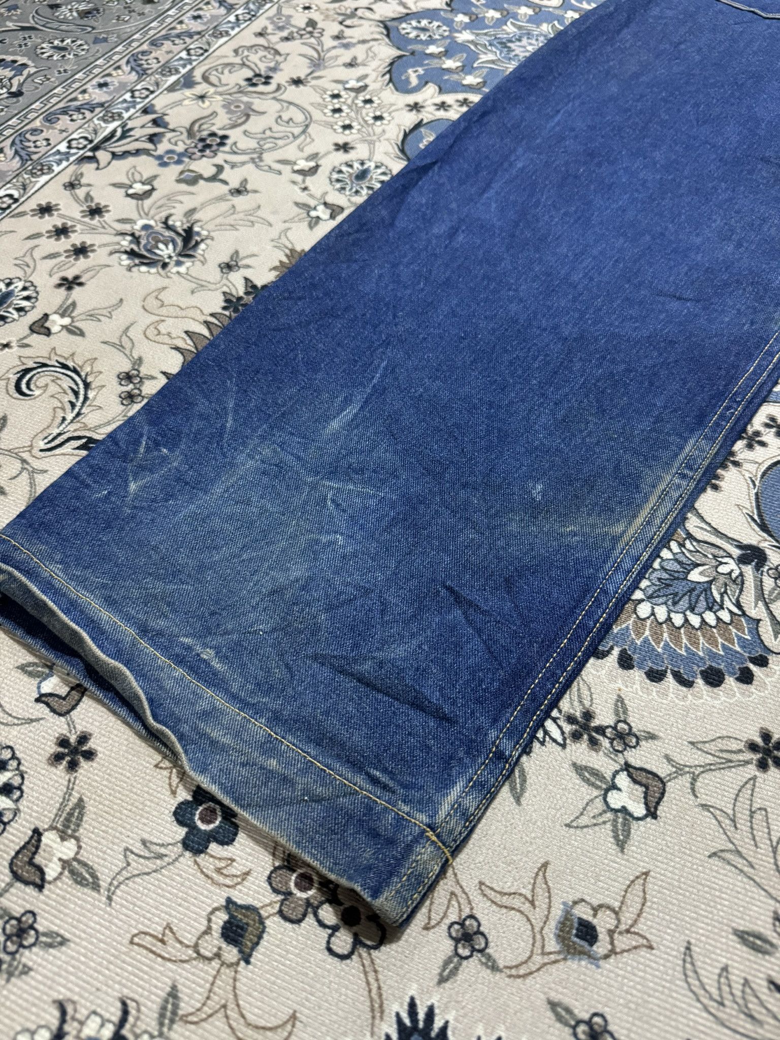 Karl Kani × Vintage Vintage 90's Karl Kani Tupac Baggy Skateboard Hip Hop Jeans Size US 38 / EU 54 - 12 Thumbnail
