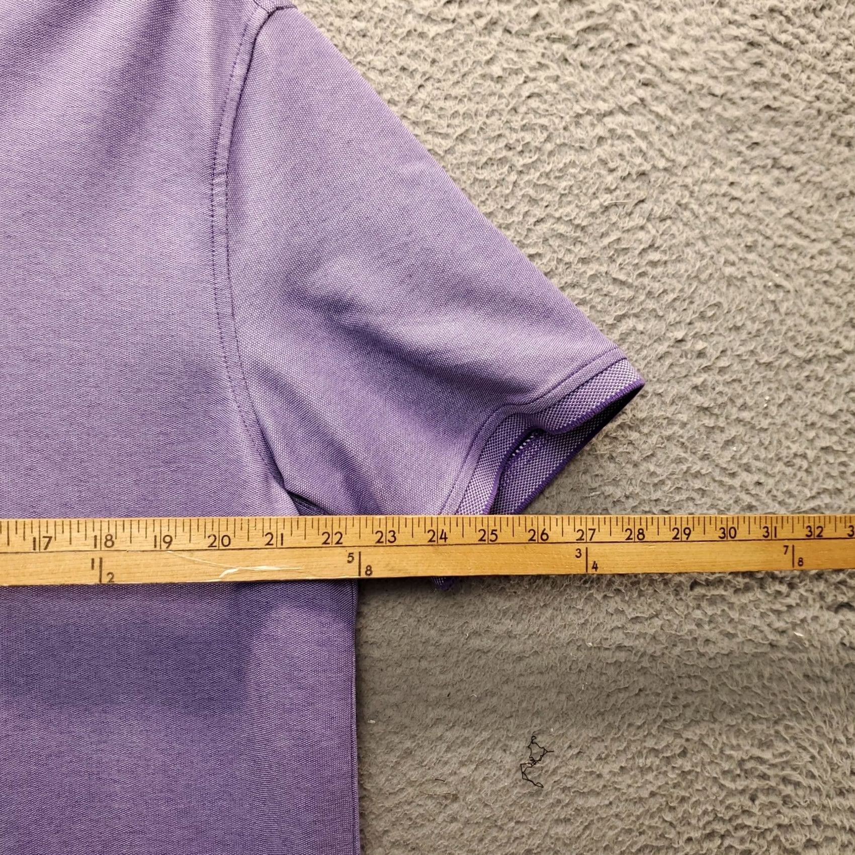 Izod IZOD Polo Shirt Mens Large Purple Advantage Performance Collared Breathable Stretch Shirt Size US L / EU 52-54 / 3 - 5 Thumbnail