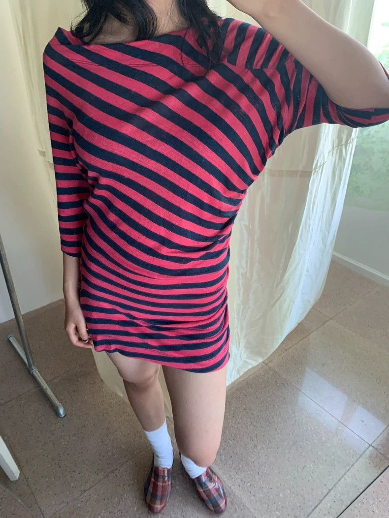 Vivienne Westwood Vivienne Westwood Rose red striped pleated dress Size XS / US 0-2 / IT 36-38 - 1 Thumbnail