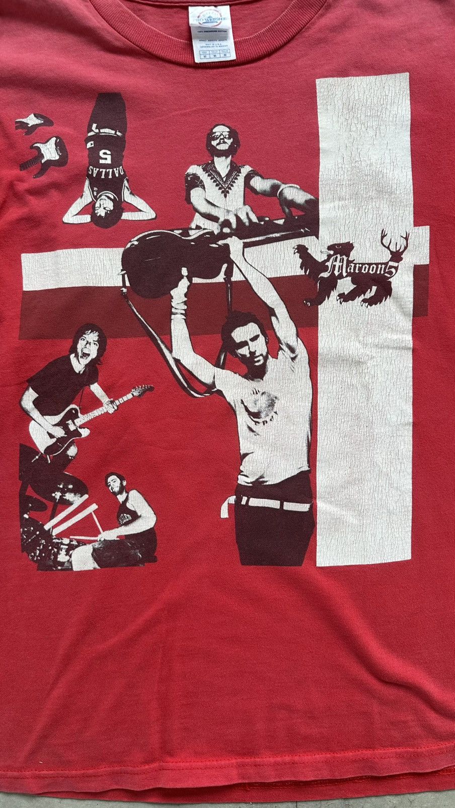 Band Tees VINTAGS MAROON 5 SUN FADED BAND TEE Size US M / EU 48-50 / 2 - 2 Thumbnail