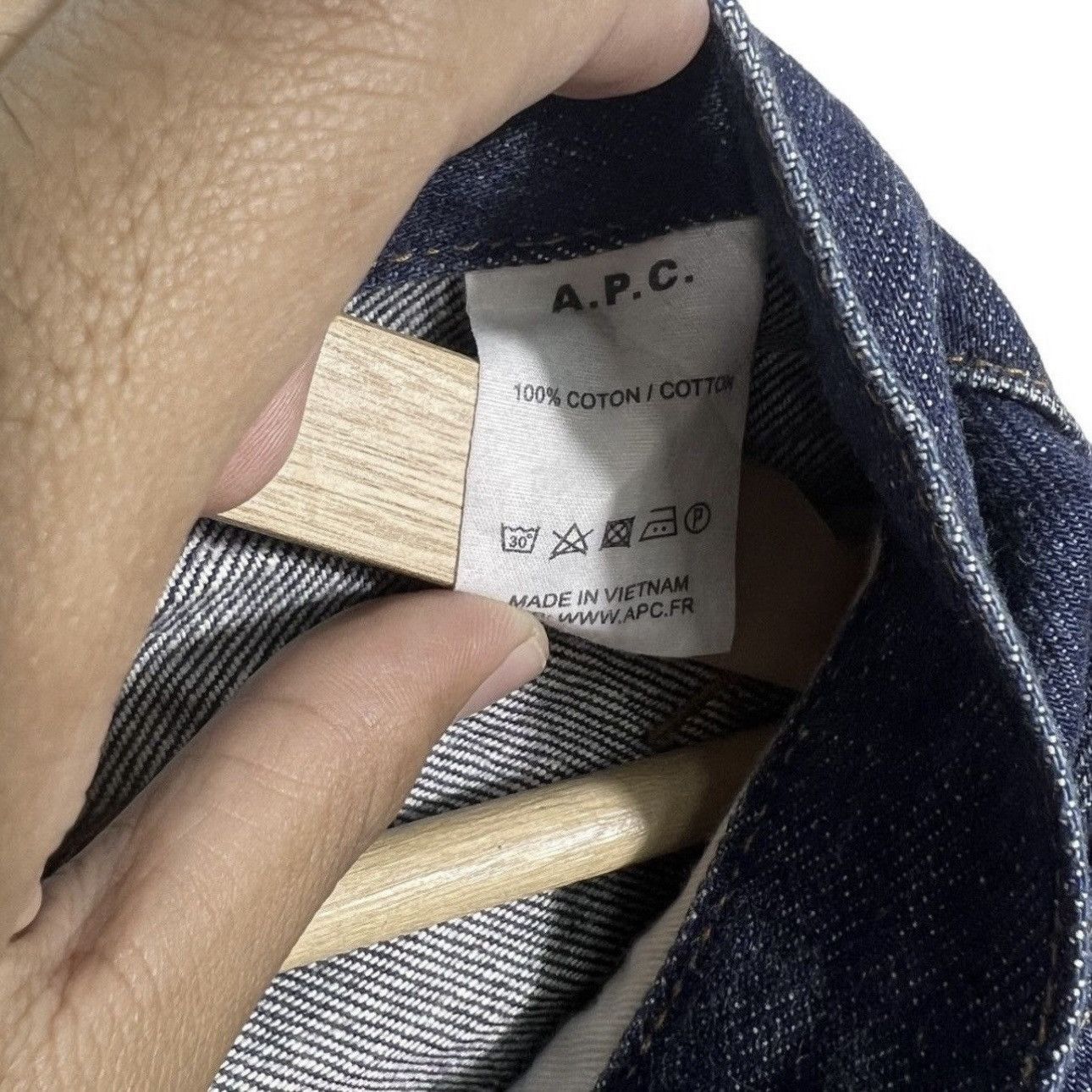 A.P.C. apc denim jeans nice design Size US 31 - 6 Thumbnail