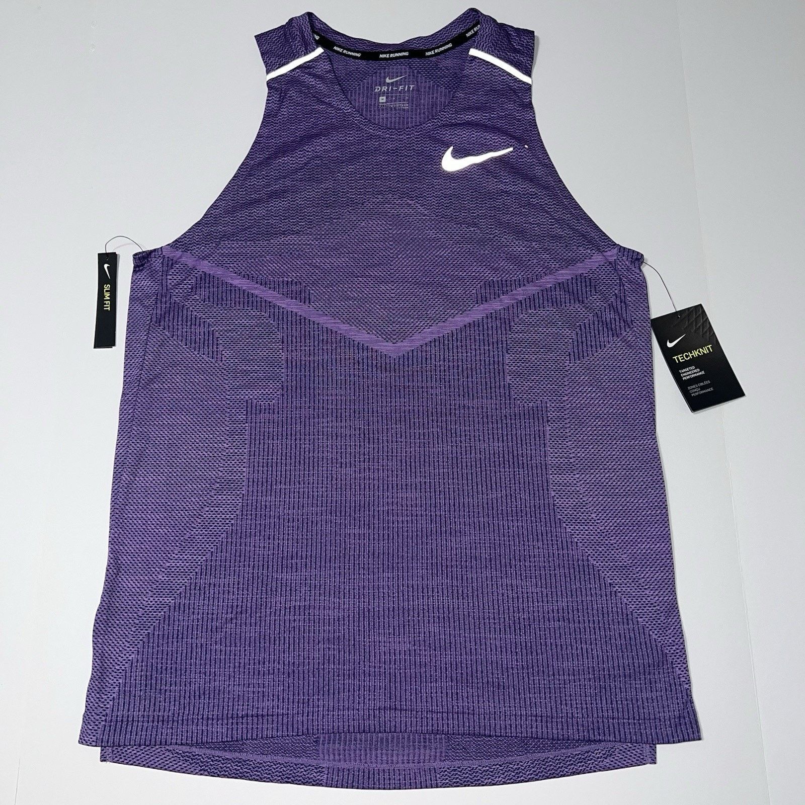 Nike Nike Tank Top TechKnit Cool Reflective AJ7589-451 Purple M Size US M / EU 48-50 / 2 - 1 Thumbnail