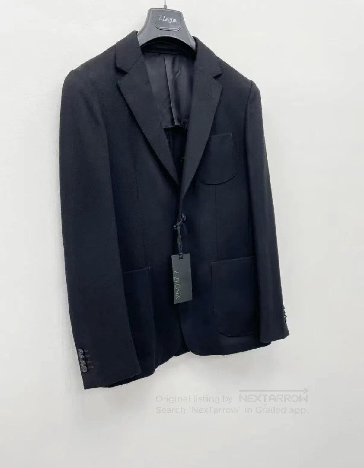 Z Zegna Black Lightweight Blazer - Size S. Size US S / EU 44-46 / 1 - 2 Thumbnail