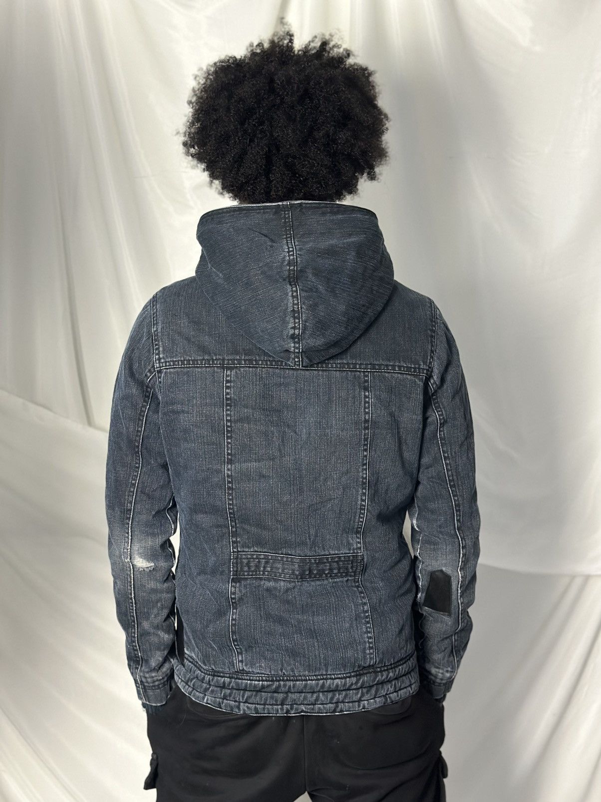 Dickies Rare Dickies Hooded Fleece Utility Denim Jacket Size US S / EU 44-46 / 1 - 5 Thumbnail