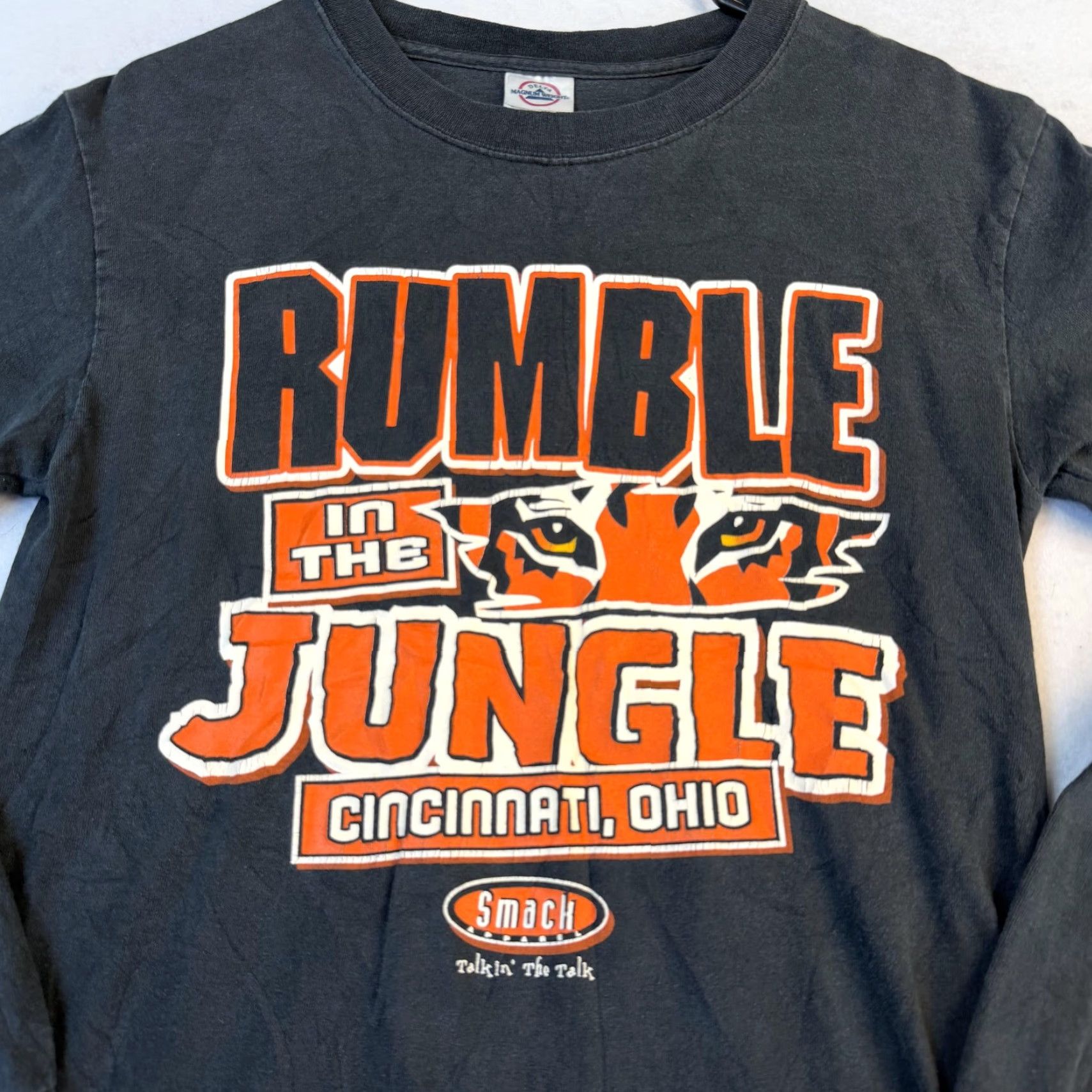 Delta Cincinnati Bengals Shirt Mens Small Black Long Sleeve Rumble Jungle Football Size US S / EU 44-46 / 1 - 5 Thumbnail