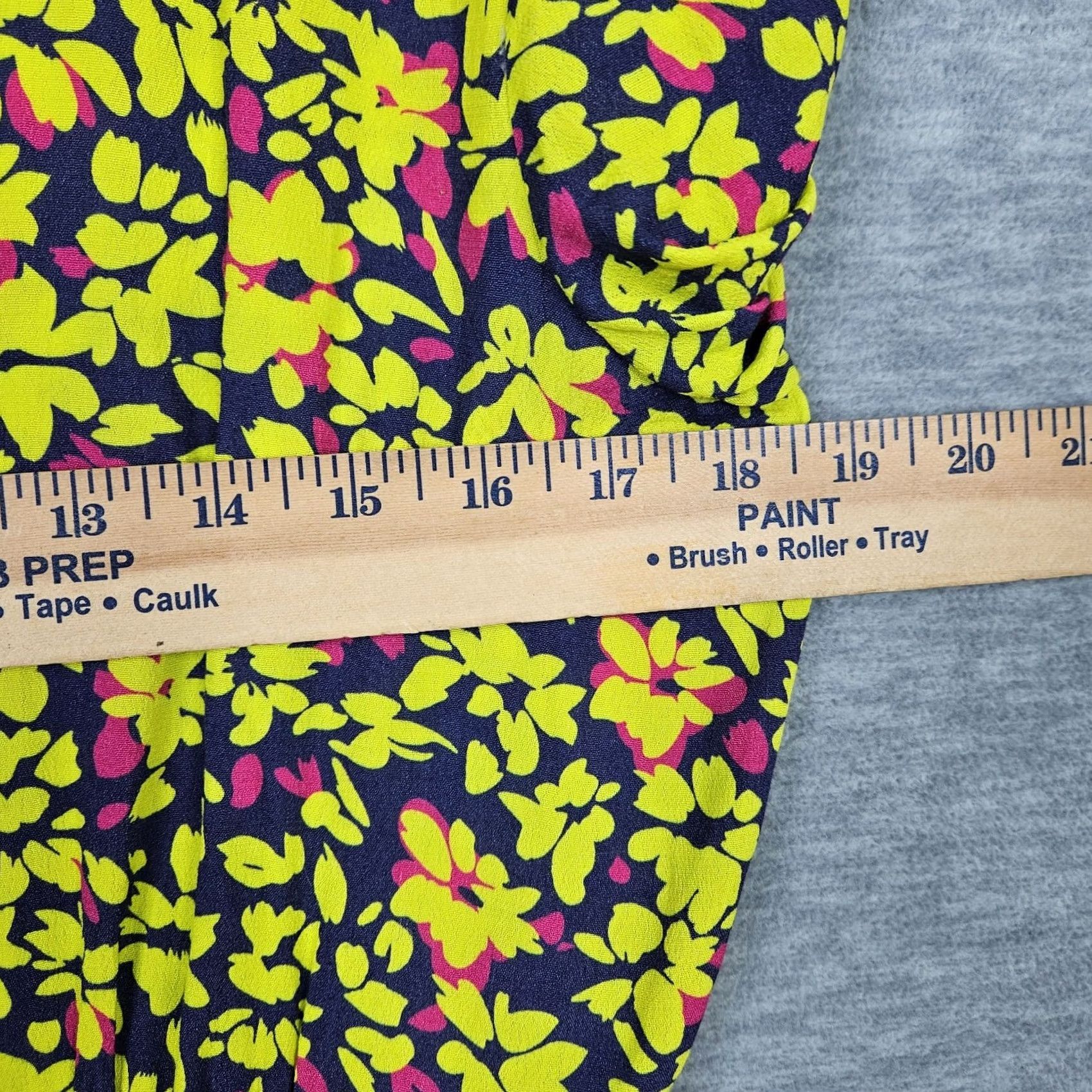 Nicole Miller Nicole Miller Women's Button Up Short Sleeve Painted Primrose Dress Size M Color Multicolor Size 32" / US 10 / IT 46 - 7 Thumbnail