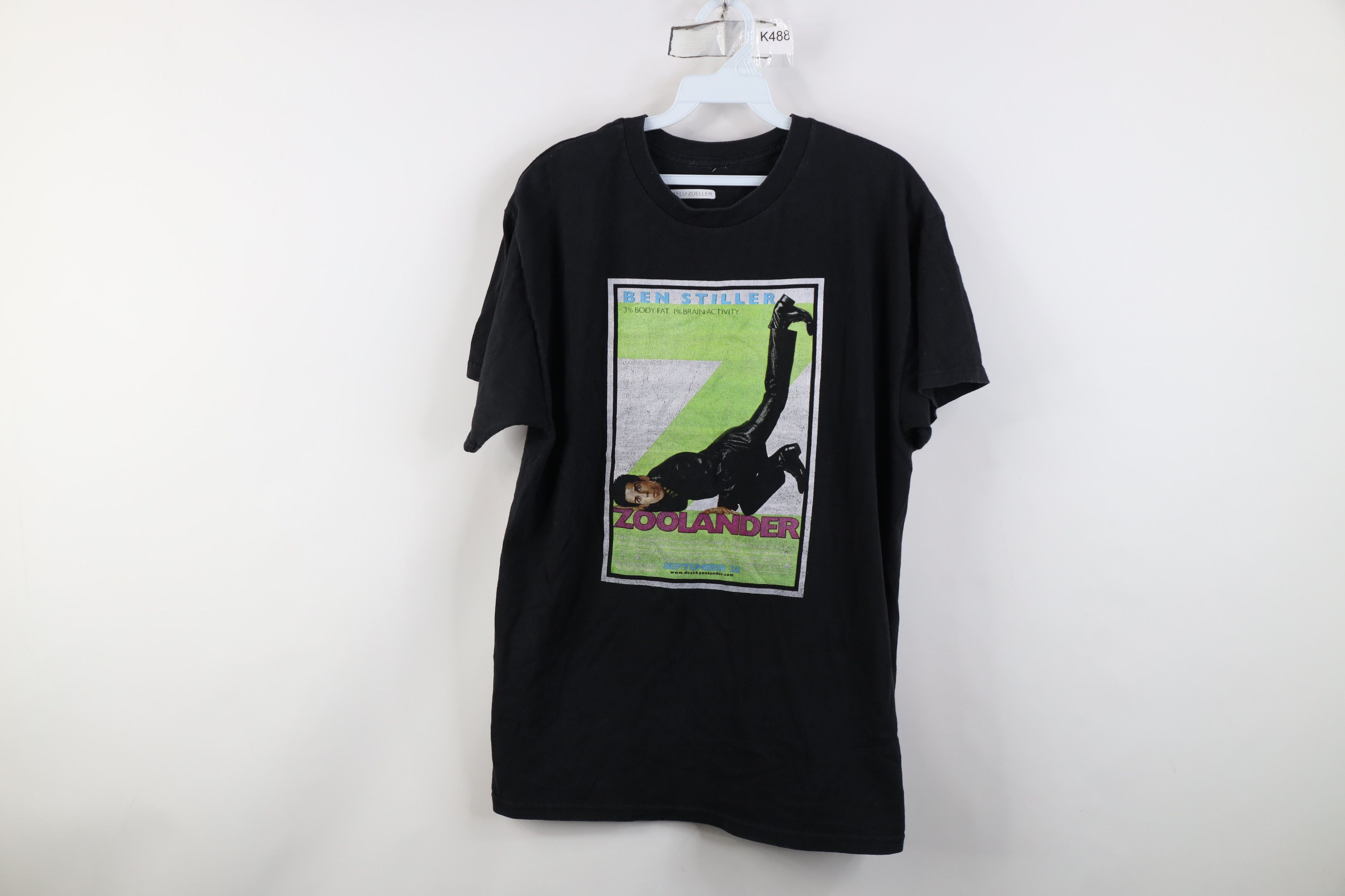 Vintage Vintage Ben Stiller Zoolander Movie Short Sleeve T-Shirt Size US L / EU 52-54 / 3 - 1 Thumbnail