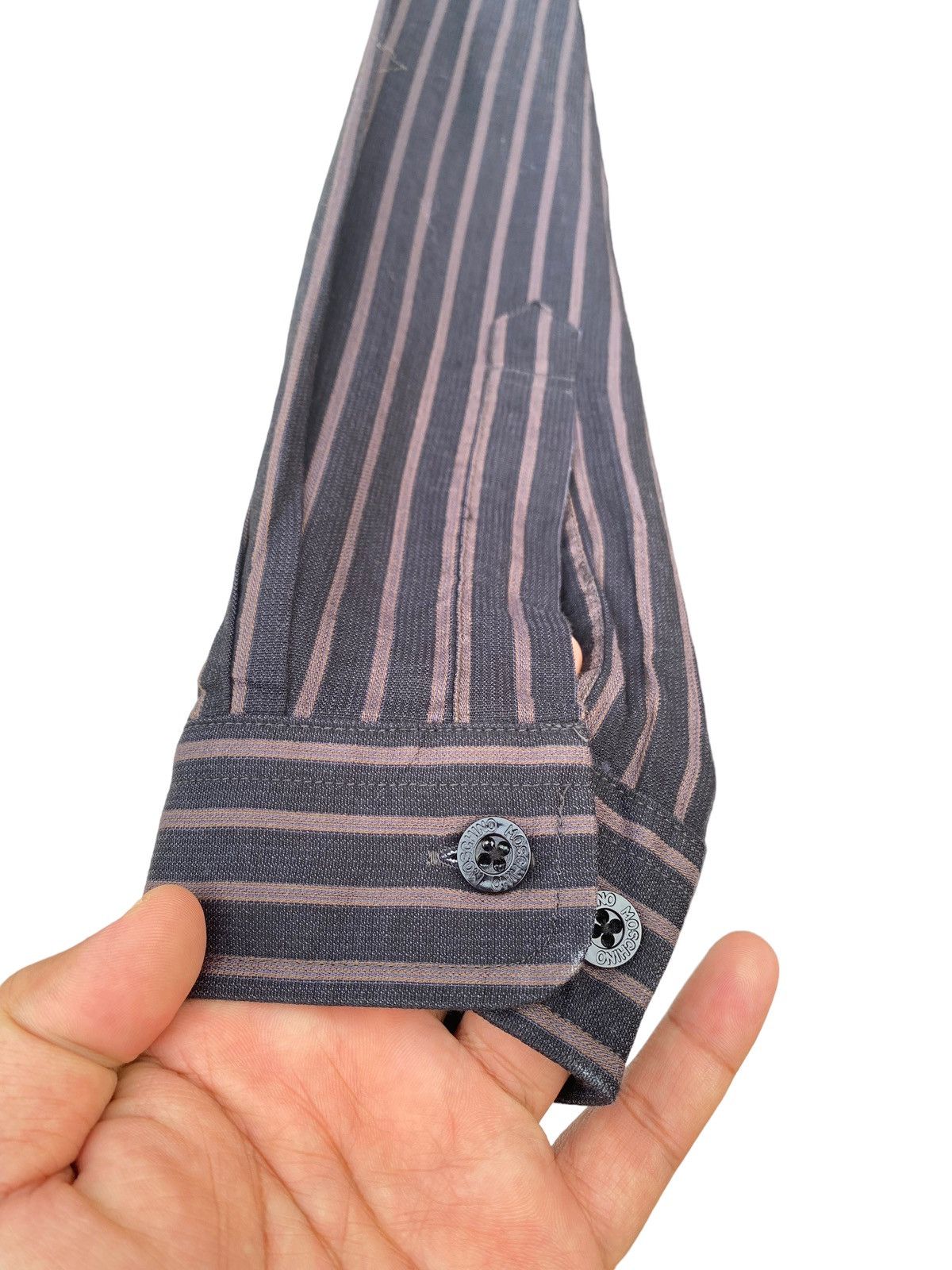 Moschino Moschino Stripe Shirt Size US XL / EU 56 / 4 - 5 Thumbnail