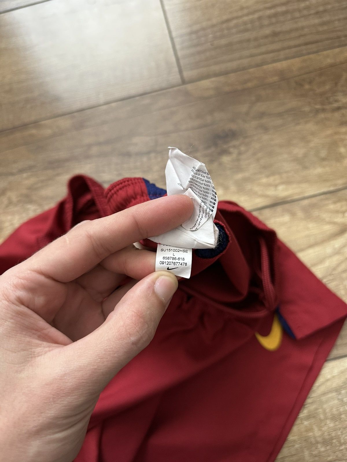 Nike Nike FC Barcelona Soccer Shorts Size US 34 / EU 50 - 8 Thumbnail