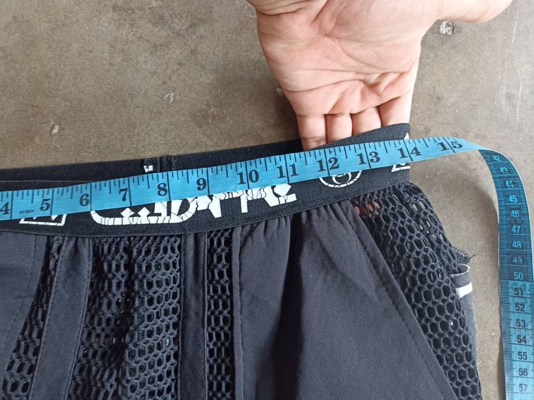 Japanese Brand Wujazz See Through Pants with mini patches Size 22" - 10 Thumbnail