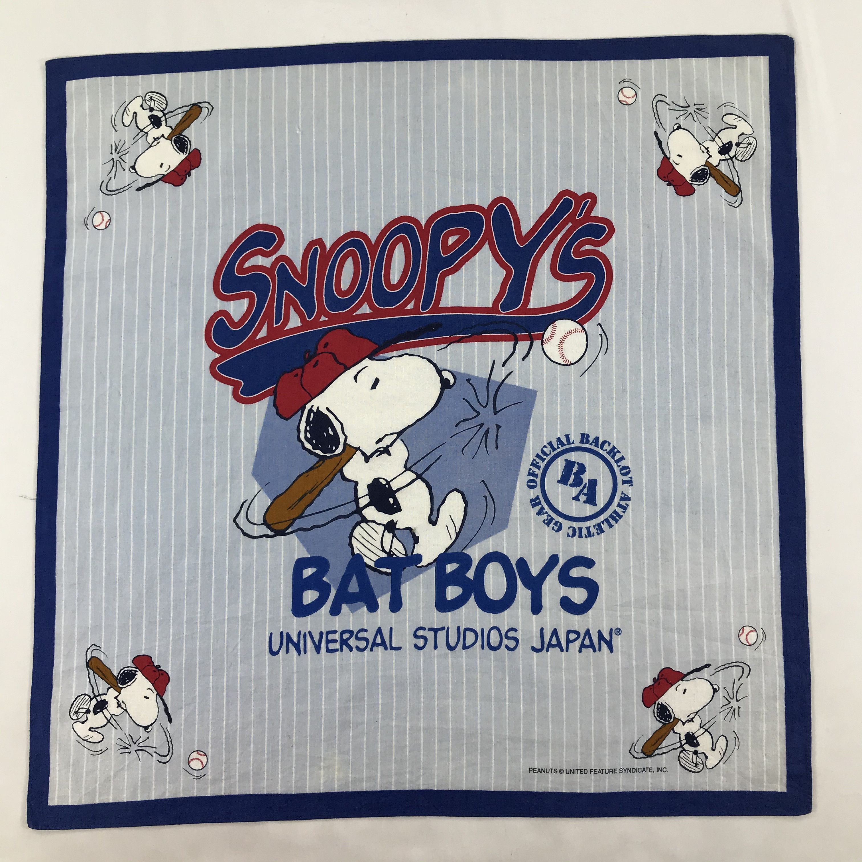 Japanese Brand × Peanuts × Vintage Snoopy Bandana / Handkerchief / Neckerchief - S1782 Size ONE SIZE - 1 Thumbnail