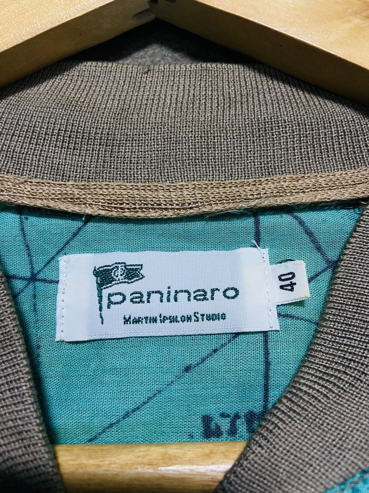 FunSet of Art 80s Paninaro Map Print Cropped Bomber Jacket-Martin Epsilon Size L / US 10 / IT 46 - 10 Thumbnail