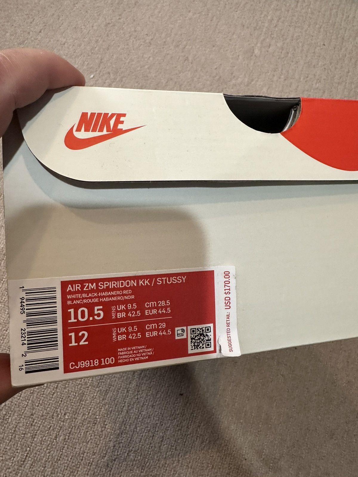 Nike × Stussy Air zm spiridon kk stussy Size US 10.5 / EU 43-44 - 9 Thumbnail