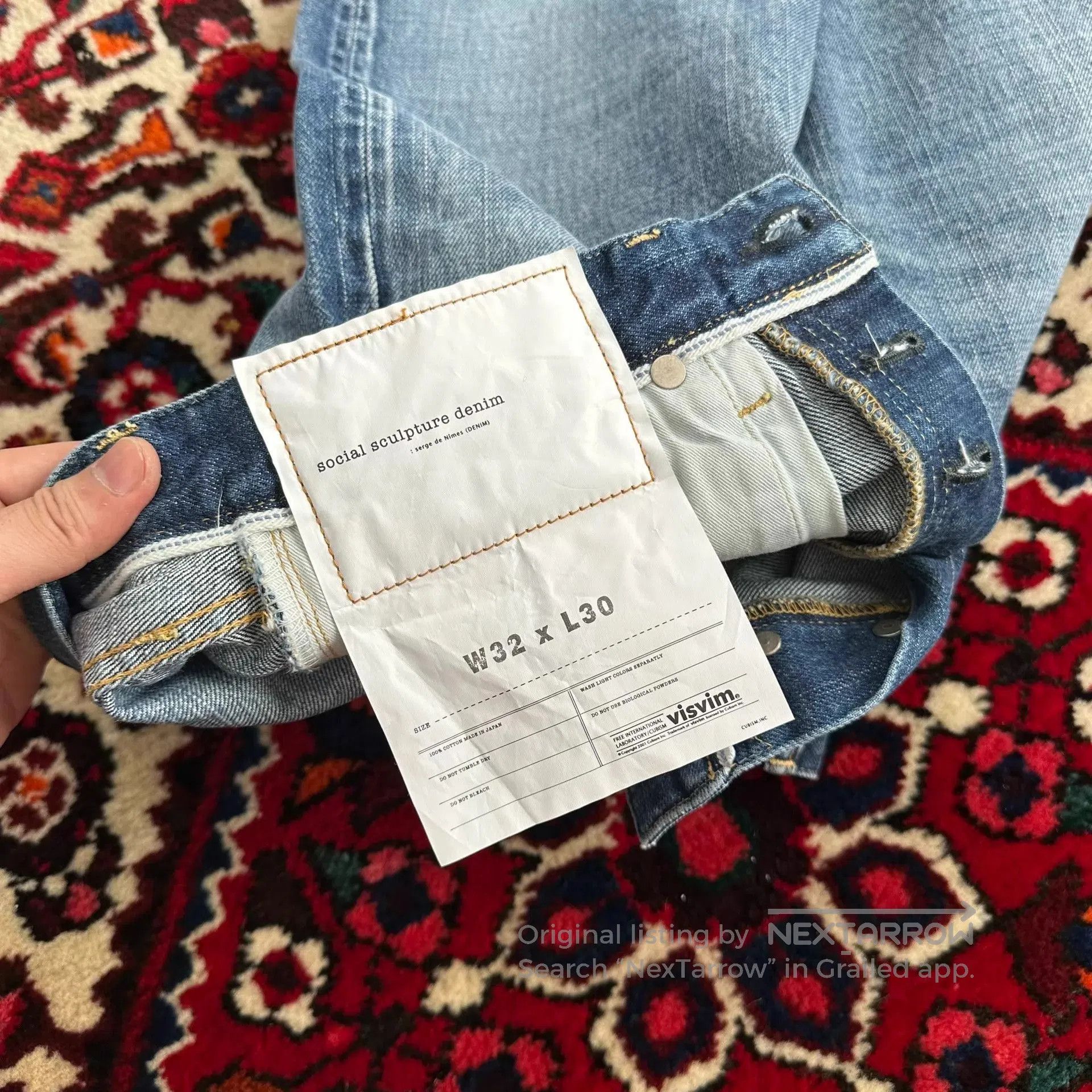 Visvim Blue Denim Jeans Size 32. Size US 32 / EU 48 - 8 Thumbnail