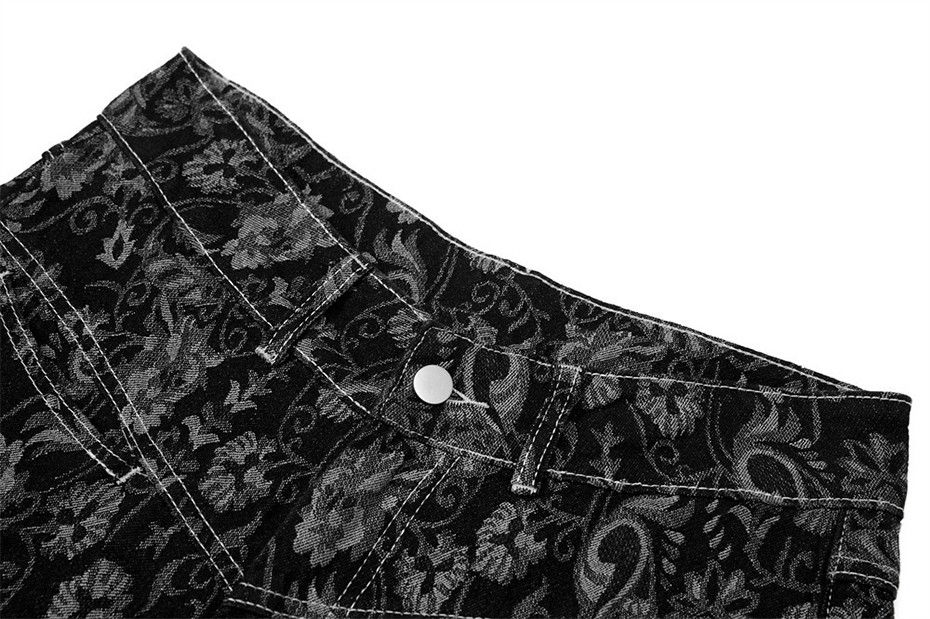 Vintage Paisley Streetwear Hip Hop Baggy Jeans Size US 29 - 4 Thumbnail