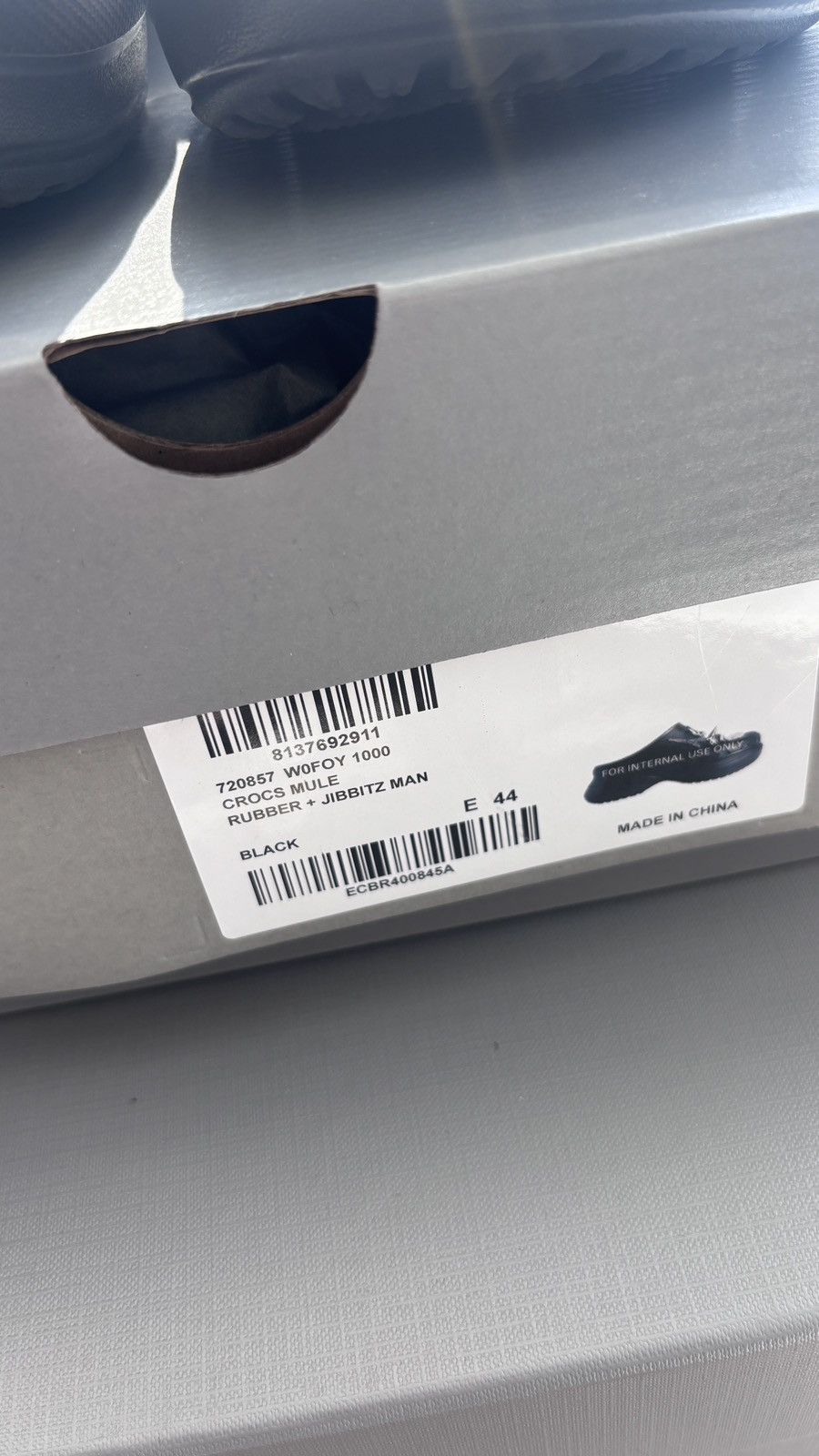 Balenciaga × Crocs CROCS MULE RUBBER + JIBBITZ MAN Size US 11 / EU 44 - 7 Thumbnail