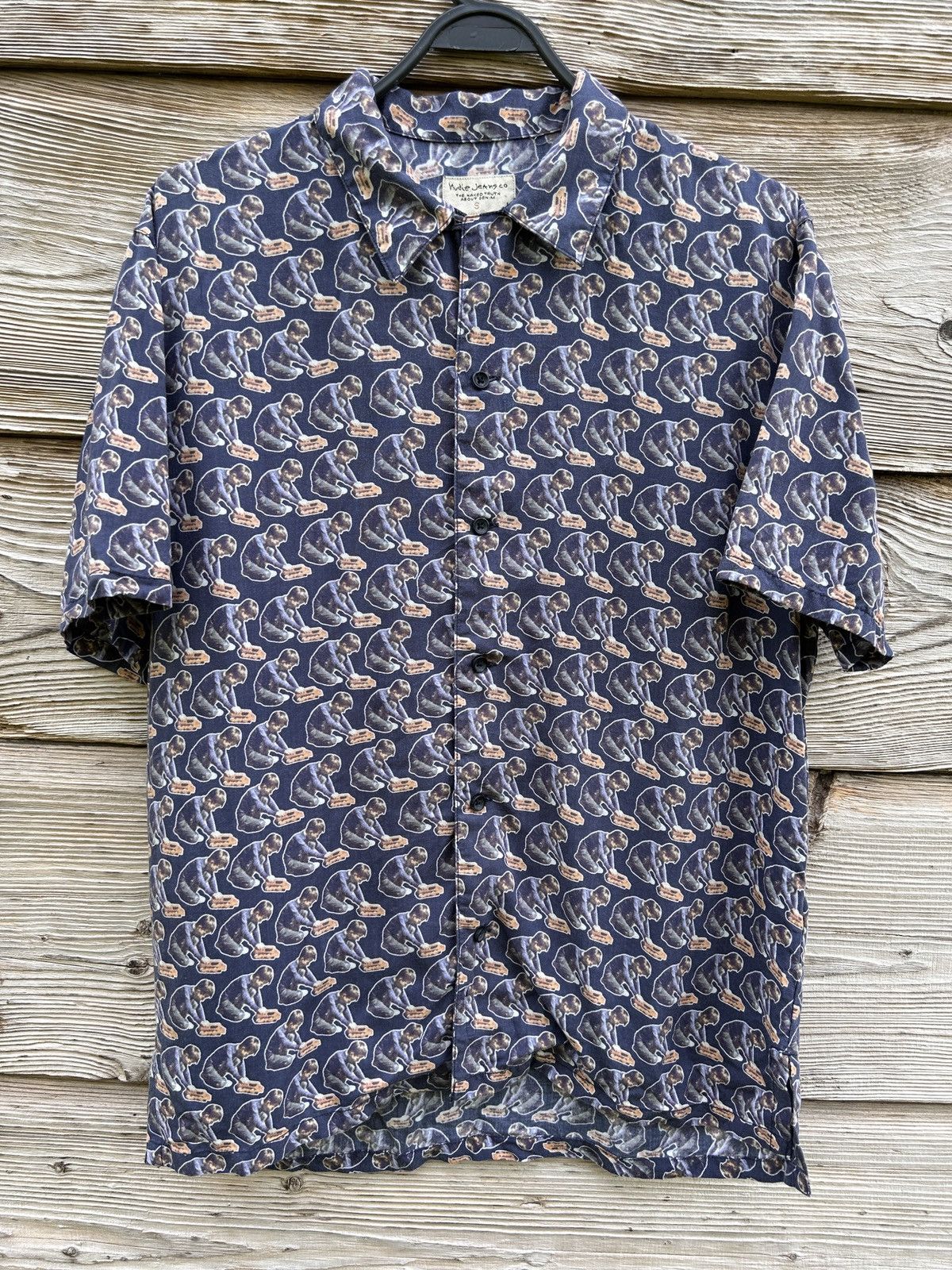 Vintage Nudie Jeans Koi store Fish Shirt