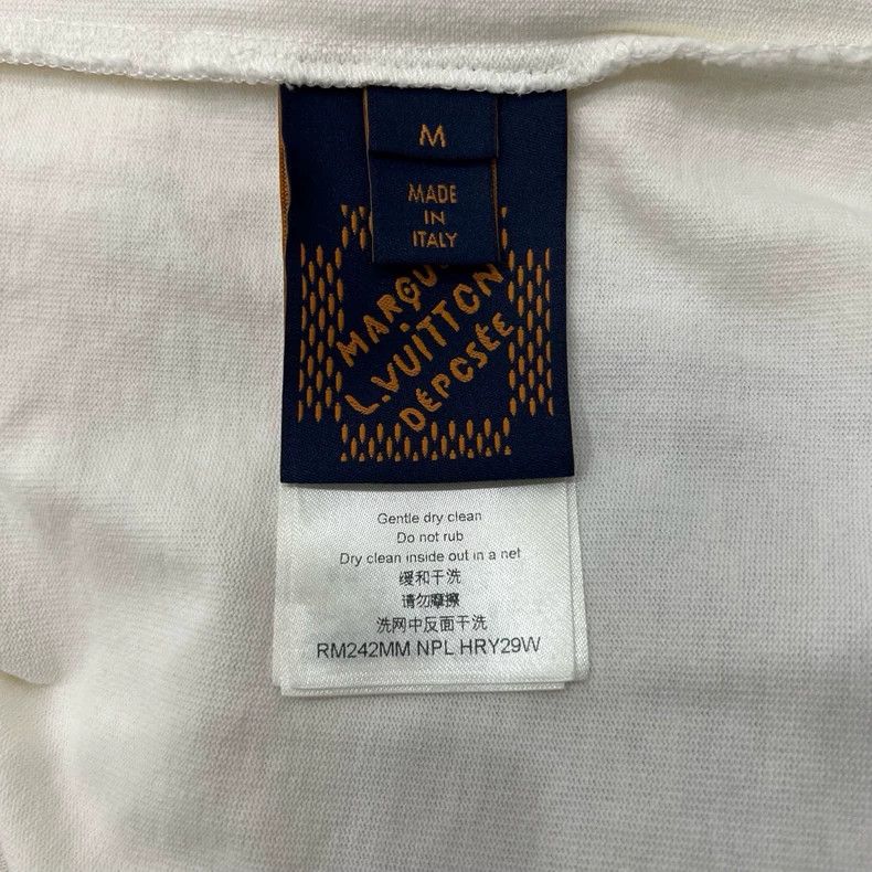 Louis Vuitton Louis Vuitton White beaded embroidered short sleeve Size US M / EU 48-50 / 2 - 7 Thumbnail