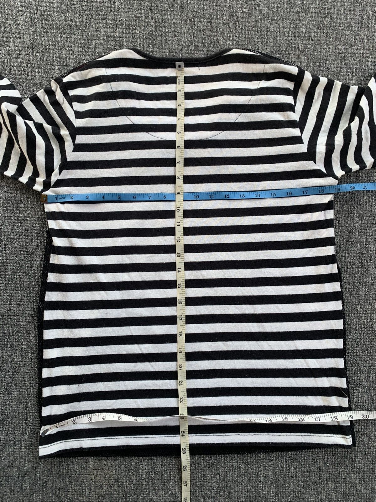 Japanese Brand Under Level Crazy and Bloody Anarchy Double Layer Stripe Size L / US 10 / IT 46 - 10 Thumbnail
