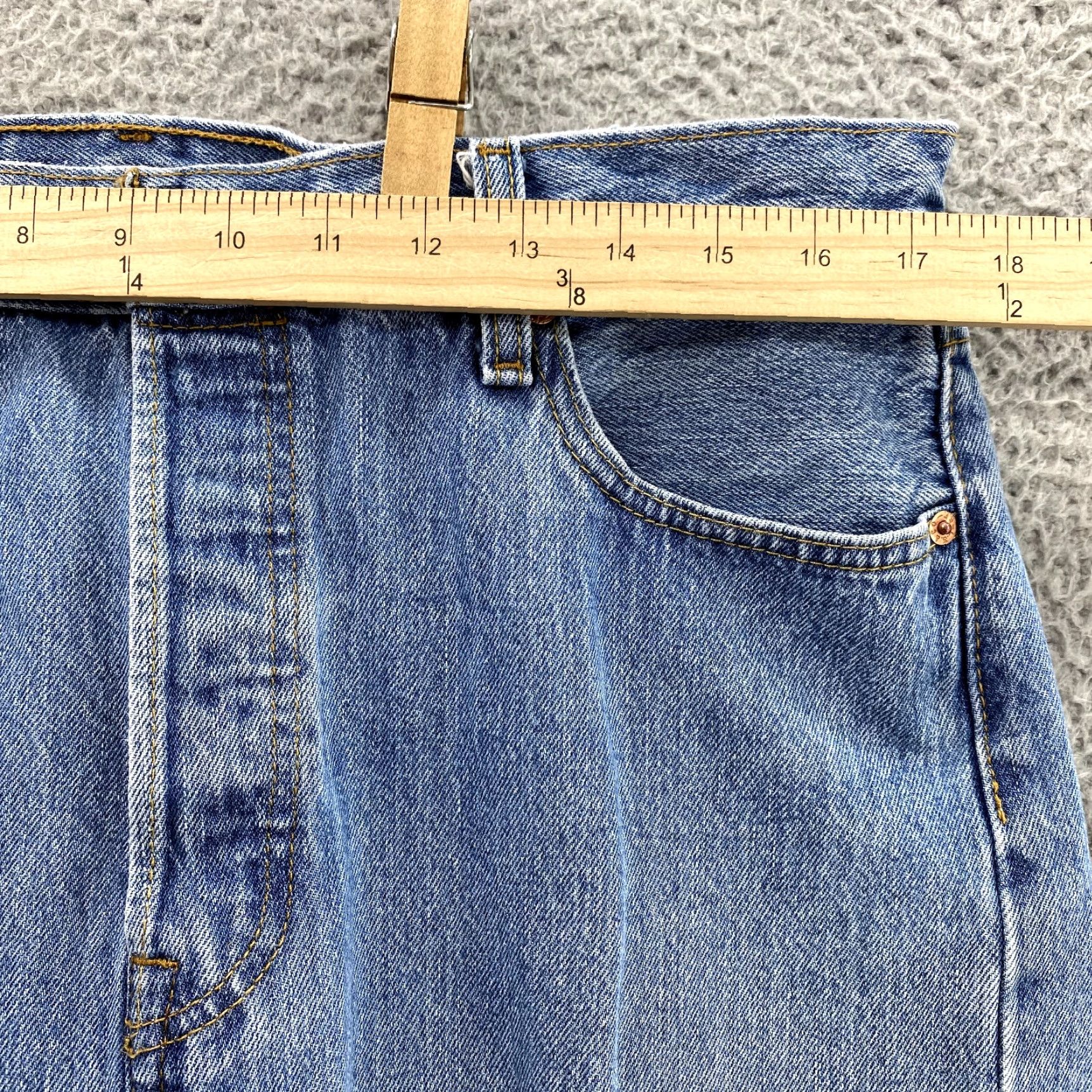 Levi's Levi's 501 XX Jeans Men 34x28 Whisker Straight Button Fly 90s Streetwear Classic Jeans Size US 34 / EU 50 - 2 Thumbnail