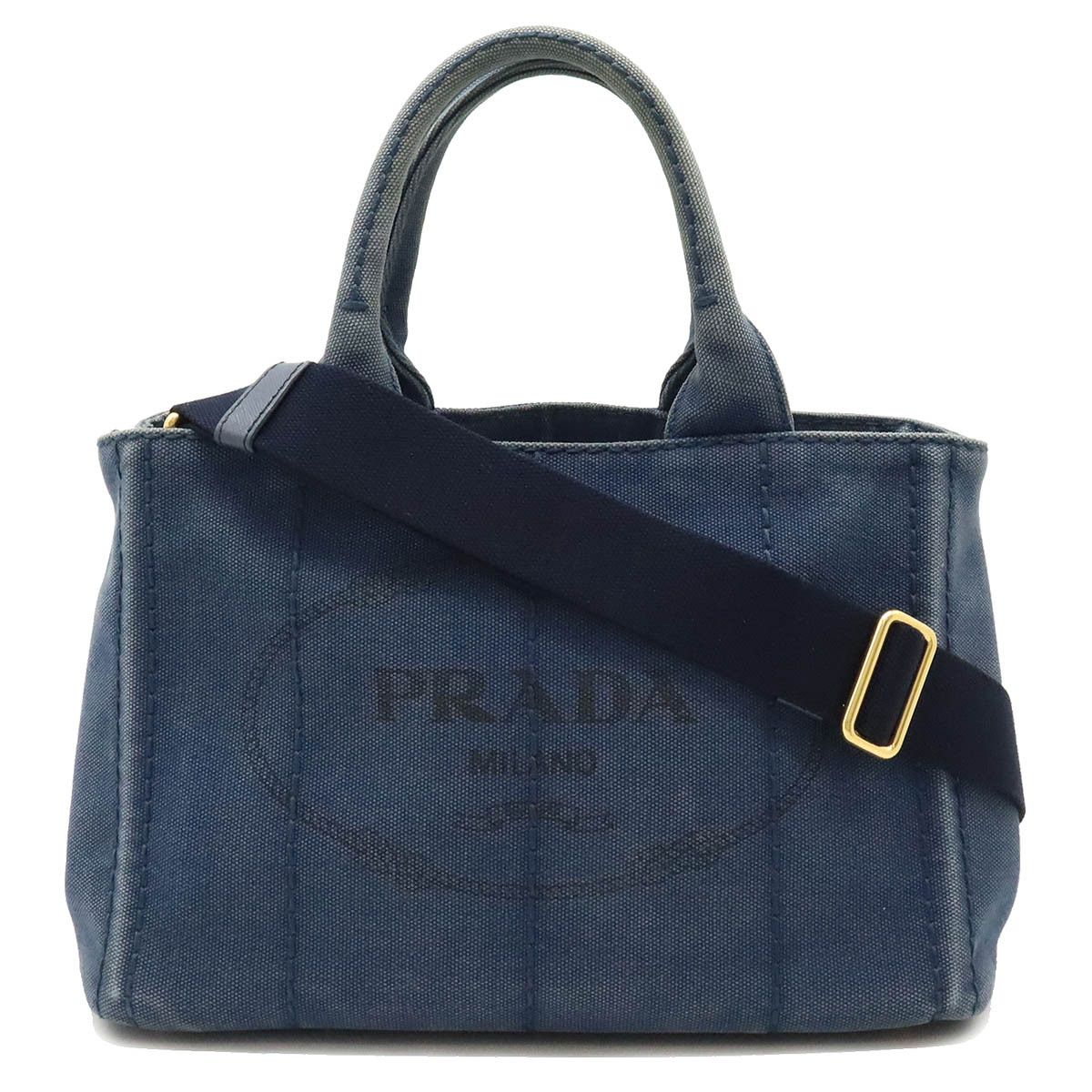 Prada Prada Prada CANAPA Canvas Tote Bag 1BG439 Canvas Tote Bag 1BG439 in Good Condition Size ONE SIZE - 1 Thumbnail