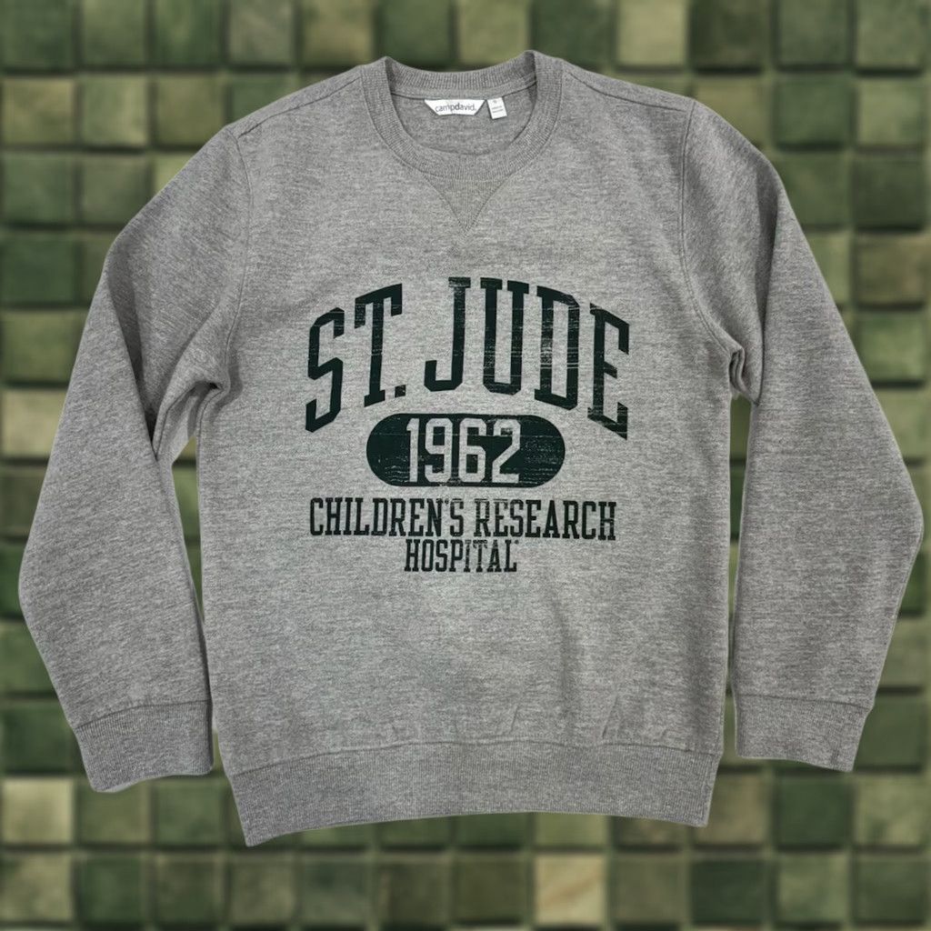 Vintage Vintage St Jude Children Research Hospital Gray Sweatshirt Size Small Size US S / EU 44-46 / 1 - 1 Thumbnail