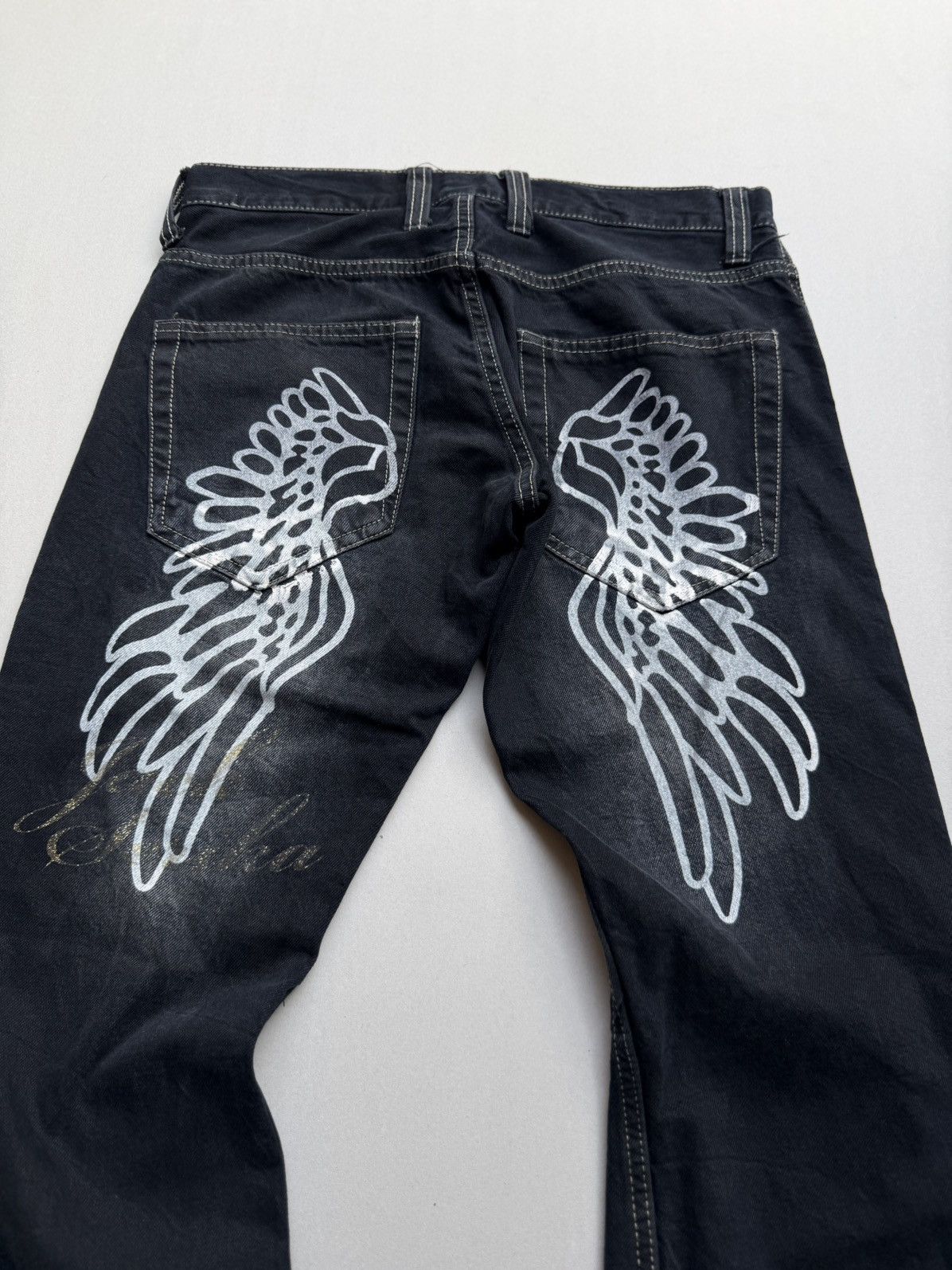 Japanese Brand Jack serrika flare jeans Size US 29 - 5 Thumbnail
