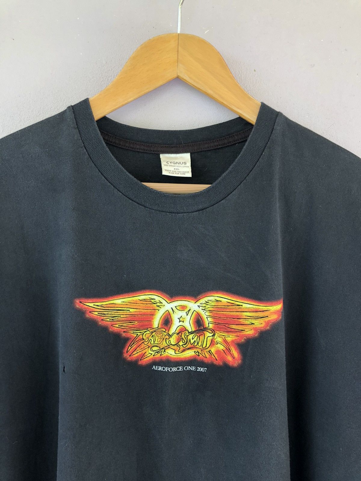 Band Tees Aerosmith Aerofoce One 2007 Size US XXL / EU 58 / 5 - 2 Thumbnail