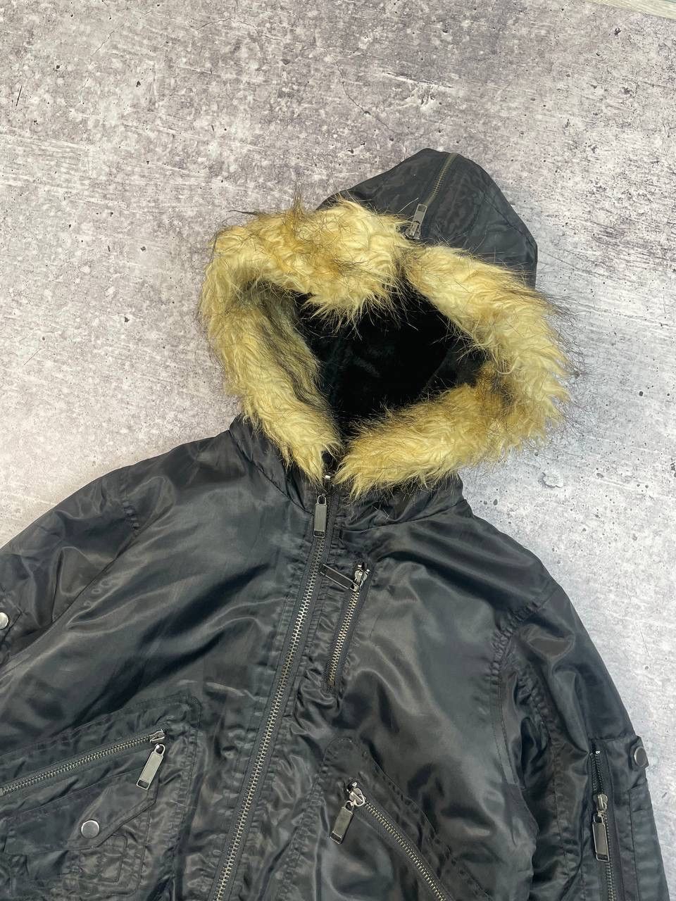 Hysteric Glamour Vintage IfSixWasNine Alaska Faux Fur Style Bomber Jacket Y2K Size L / US 10 / IT 46 - 4 Thumbnail
