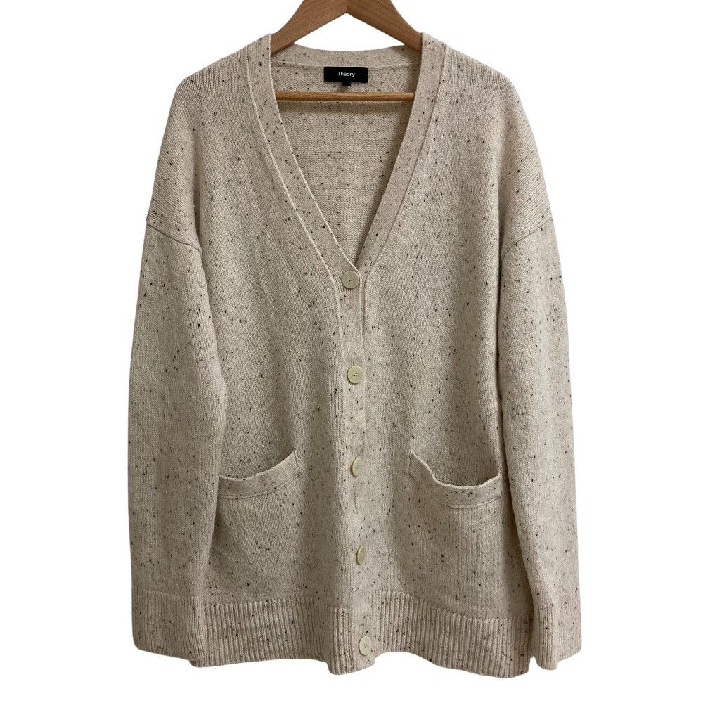 Theory Theory Theory WOOLCASH DONEGAL Wool Cashmere Cardigan Textile Tops DUTY FREE for USA Size ONE SIZE - 1 Thumbnail