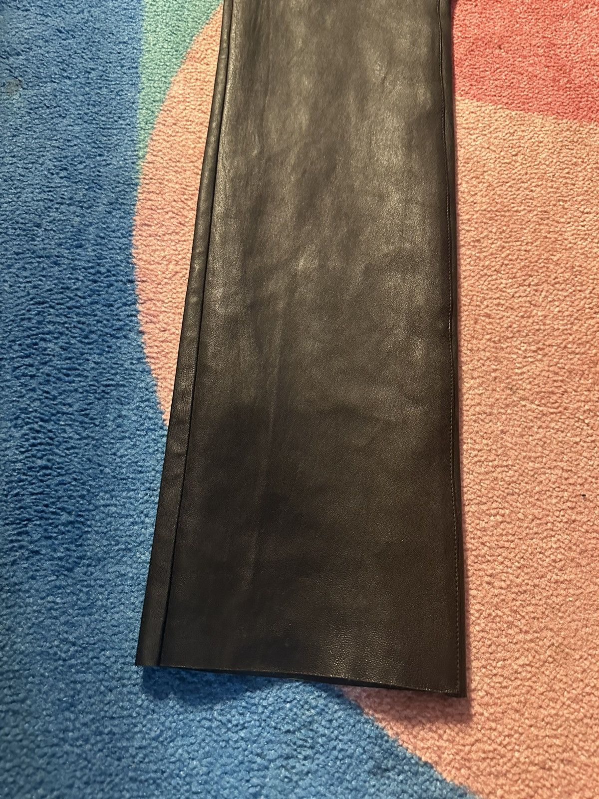 1017 ALYX 9SM × Alyx 1017 Alyx 9SM Black Buckle Leather Pants Size US 34 / EU 50 - 6 Thumbnail